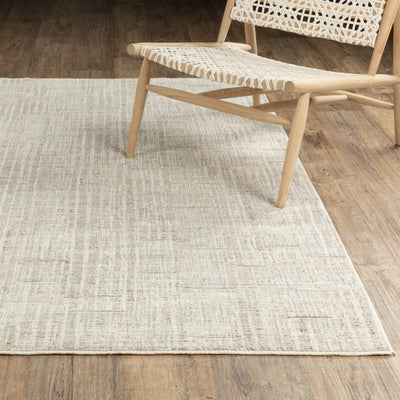 Oriental Weavers Branigan BRG02 soft modern rug featuring abstract pattern in ivory/ grey tones
