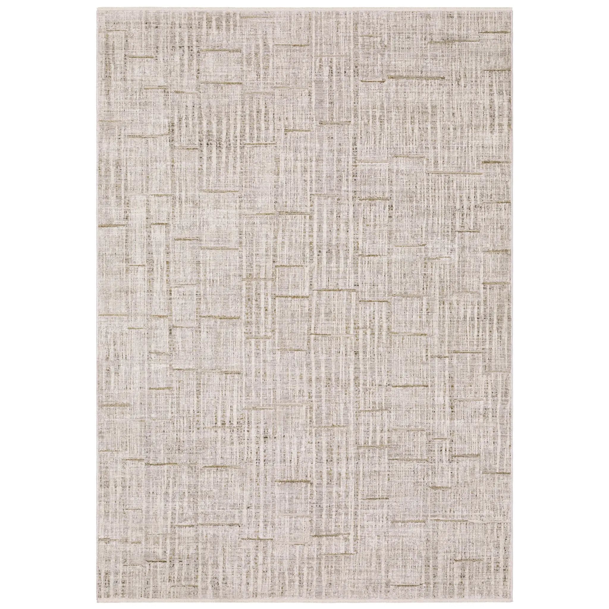 Branigan BRG02 Ivory/ Grey Area Rug by Oriental Weavers