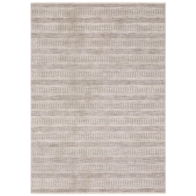 Oriental Weavers Branigan BRG03 soft modern rug featuring abstract pattern in ivory / brown tones