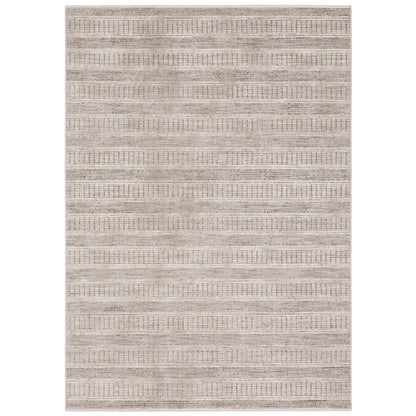 Oriental Weavers Branigan BRG03 soft modern rug featuring abstract pattern in ivory / brown tones
