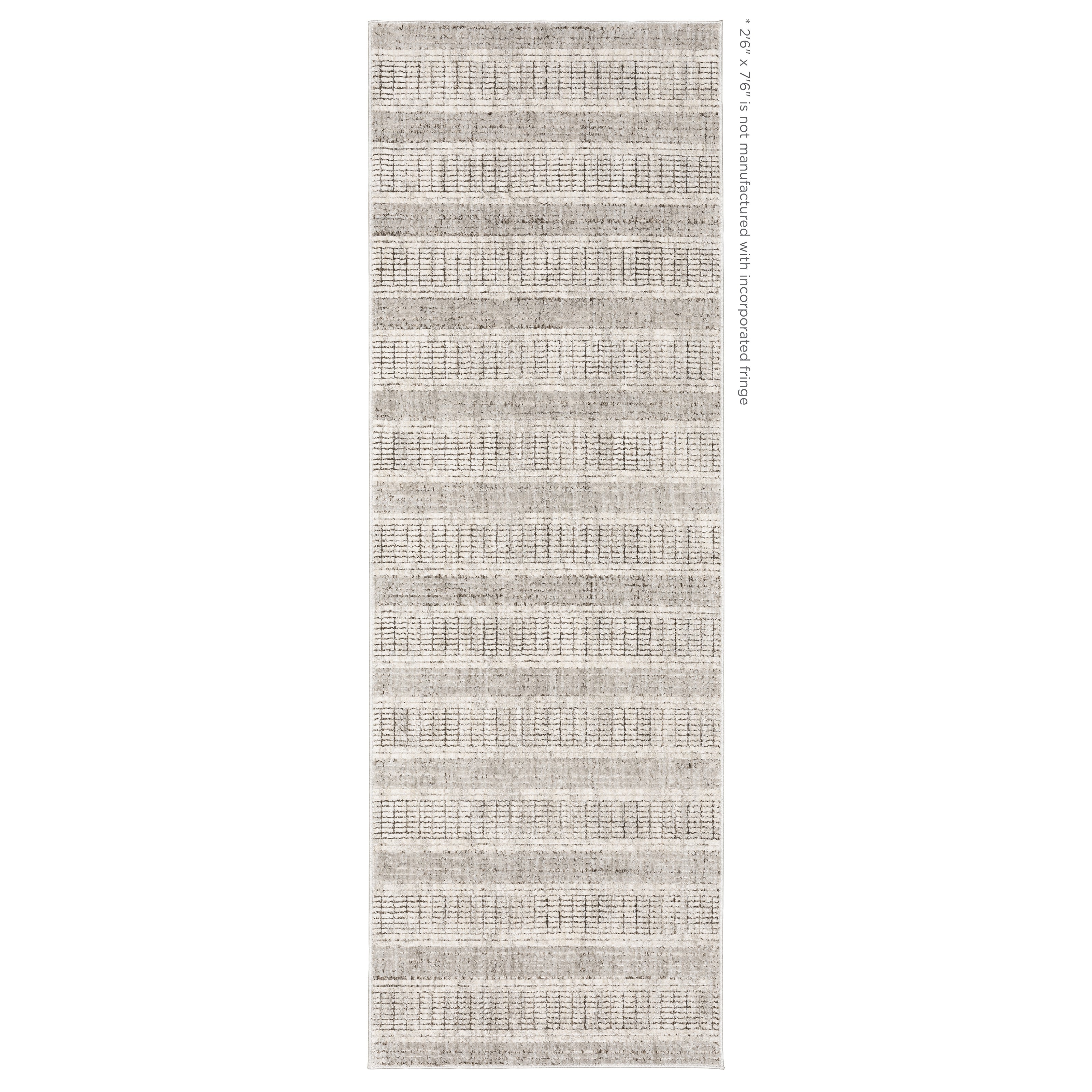 Oriental Weavers Branigan BRG03 soft modern rug featuring abstract pattern in ivory / brown tones