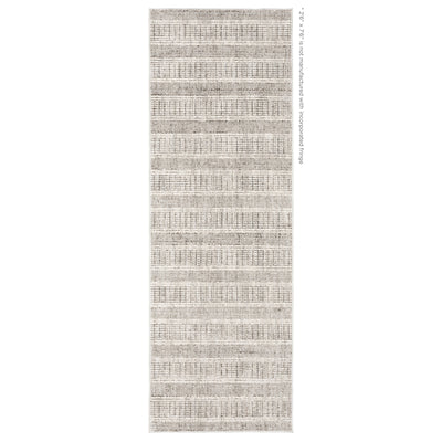 Oriental Weavers Branigan BRG03 soft modern rug featuring abstract pattern in ivory / brown tones
