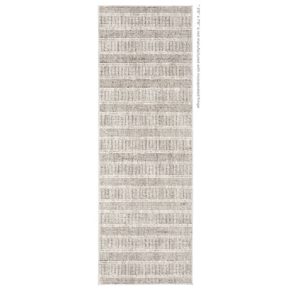Oriental Weavers Branigan BRG03 soft modern rug featuring abstract pattern in ivory / brown tones
