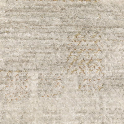 Oriental Weavers Branigan BRG04 soft traditional rug featuring abstract pattern in ivory / gold tones