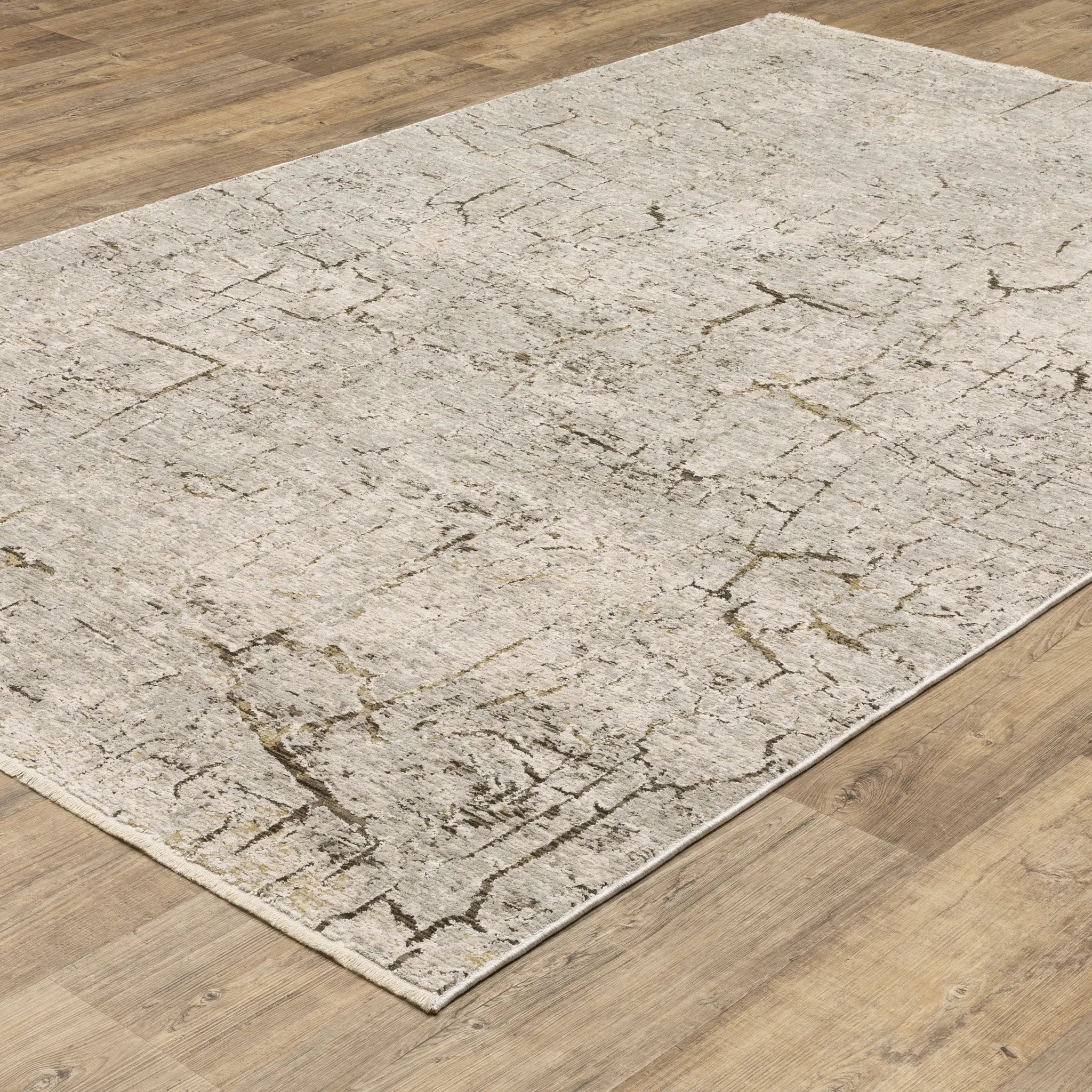 Branigan BRG05 Grey/ Gold Area Rug by Oriental Weavers