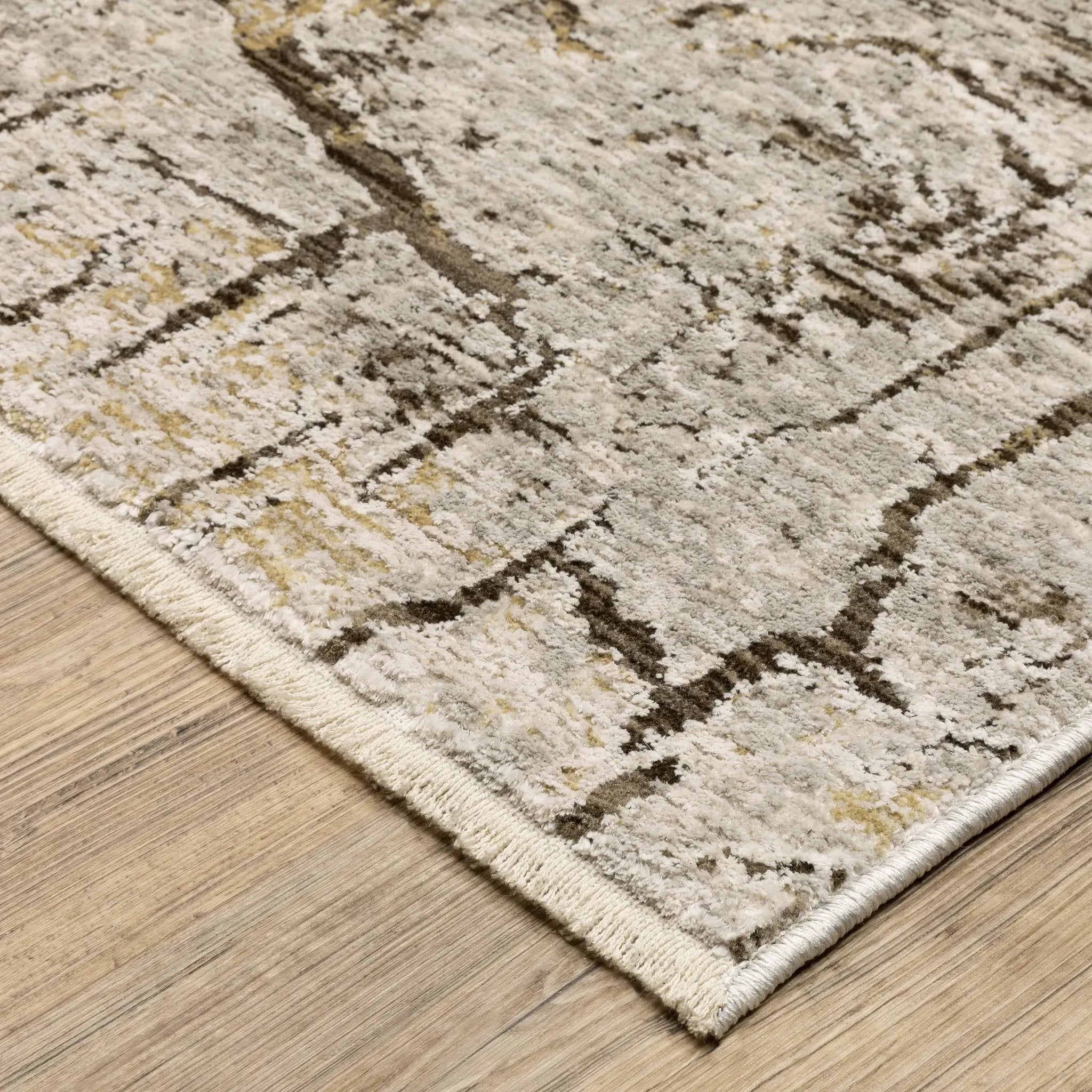 Branigan BRG05 Grey/ Gold Area Rug by Oriental Weavers
