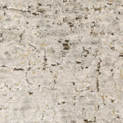 Oriental Weavers Branigan BRG05 soft modern rug featuring abstract pattern in grey/ gold tones