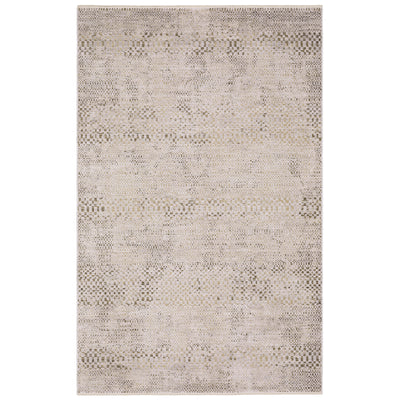 Oriental Weavers Branigan BRG06 soft modern rug featuring abstract pattern in ivory / gold tones