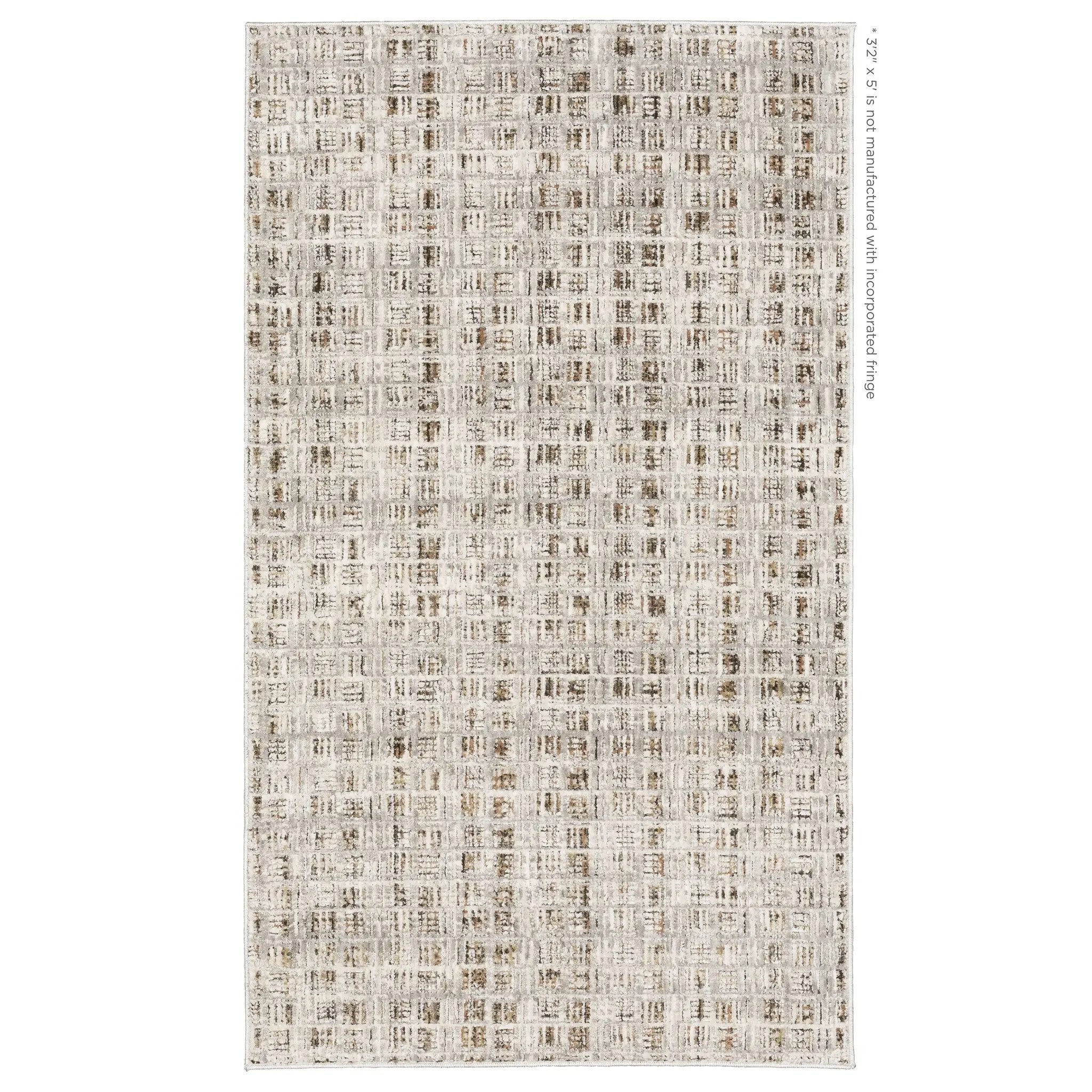 Branigan BRG07 Ivory / Brown Area Rug by Oriental Weavers
