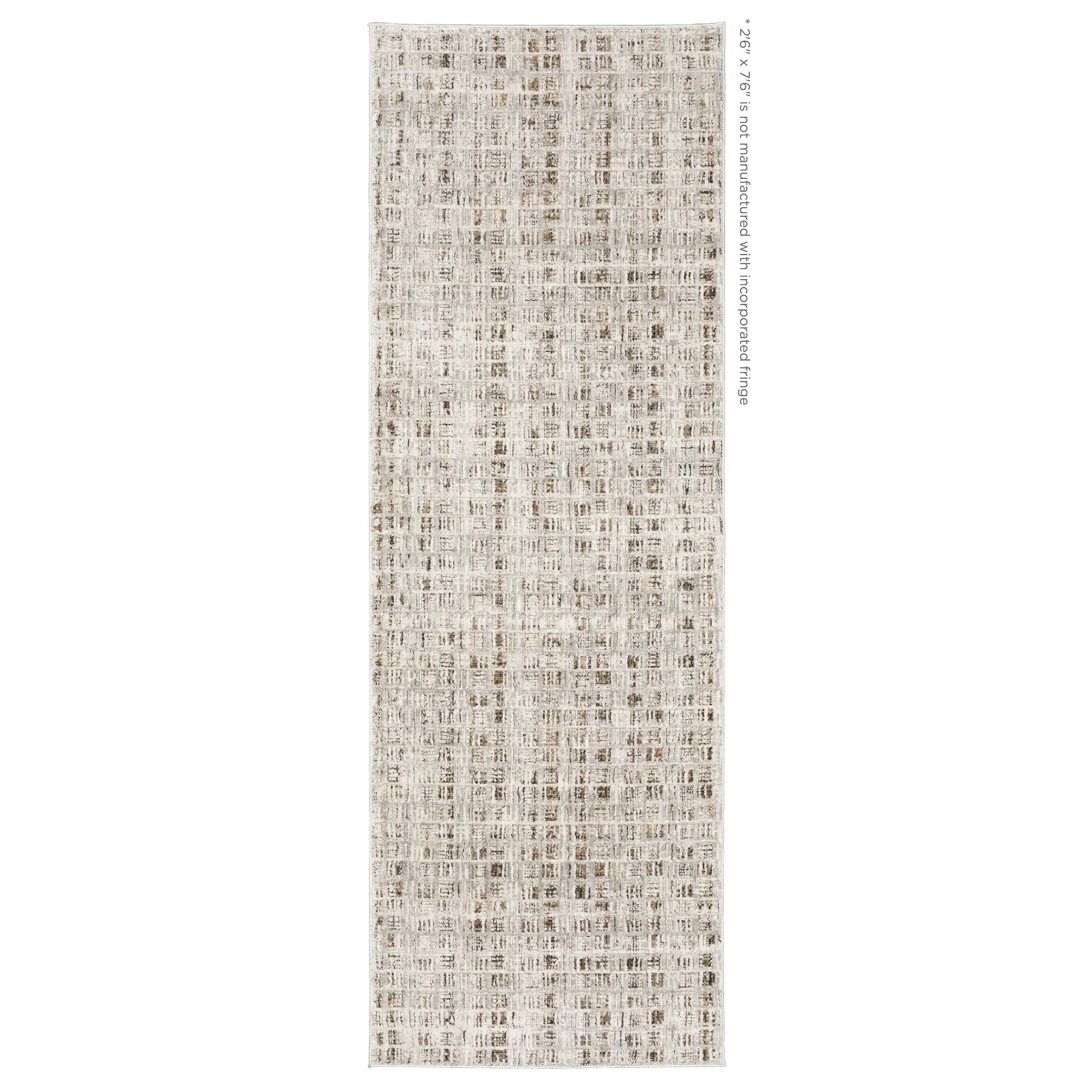 Branigan BRG07 Ivory / Brown Area Rug by Oriental Weavers