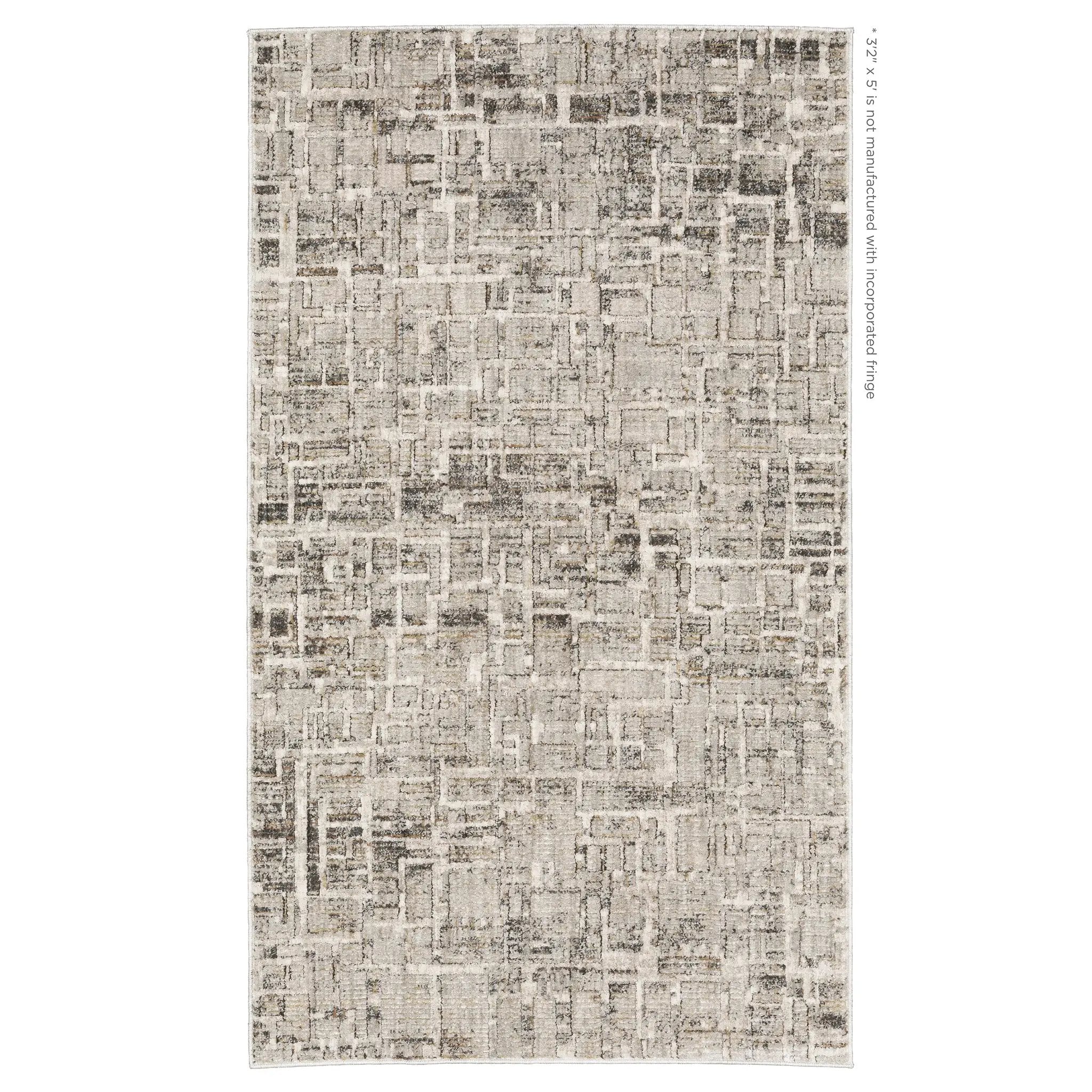 Branigan BRG08 Ivory / Grey Area Rug by Oriental Weavers