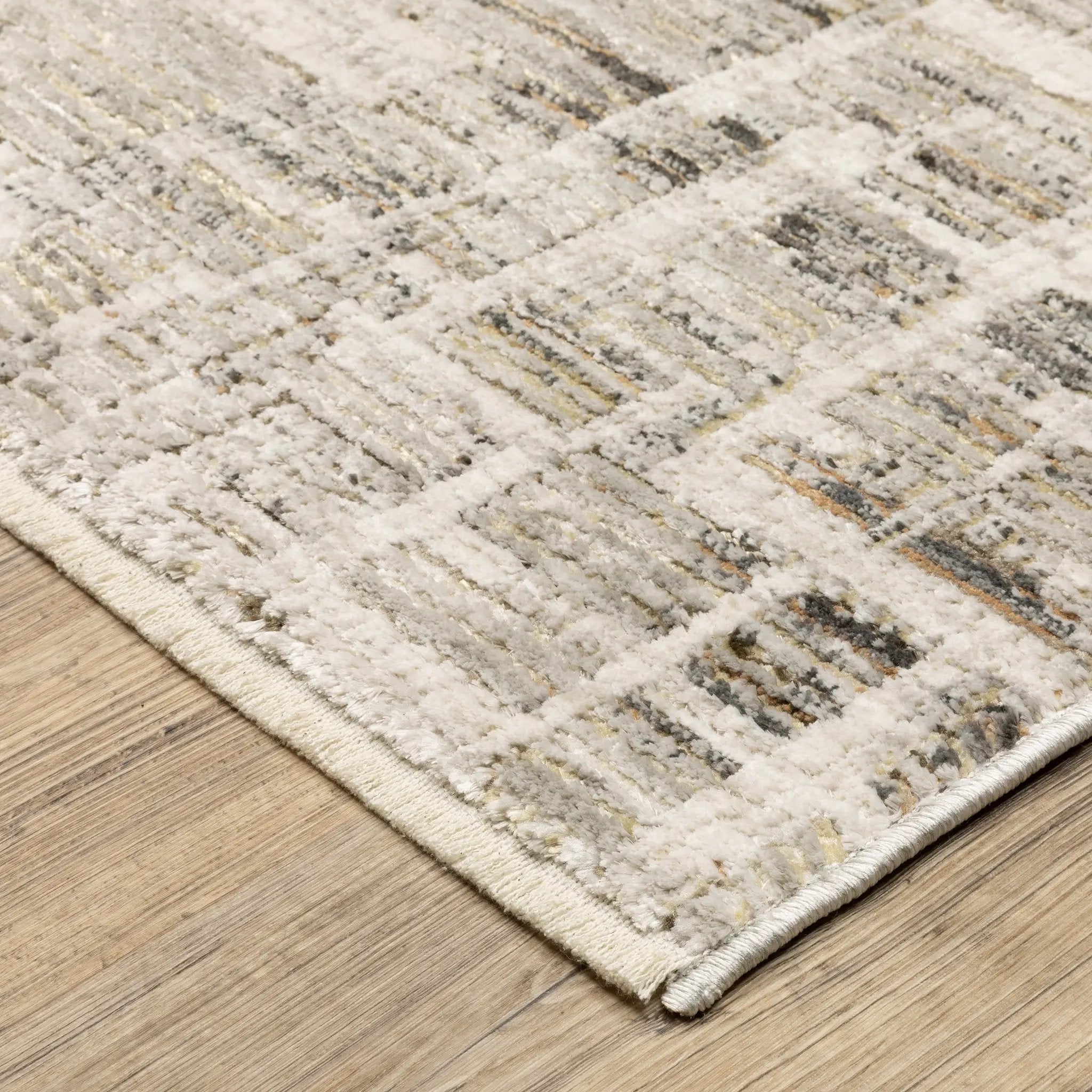 Branigan BRG08 Ivory / Grey Area Rug by Oriental Weavers