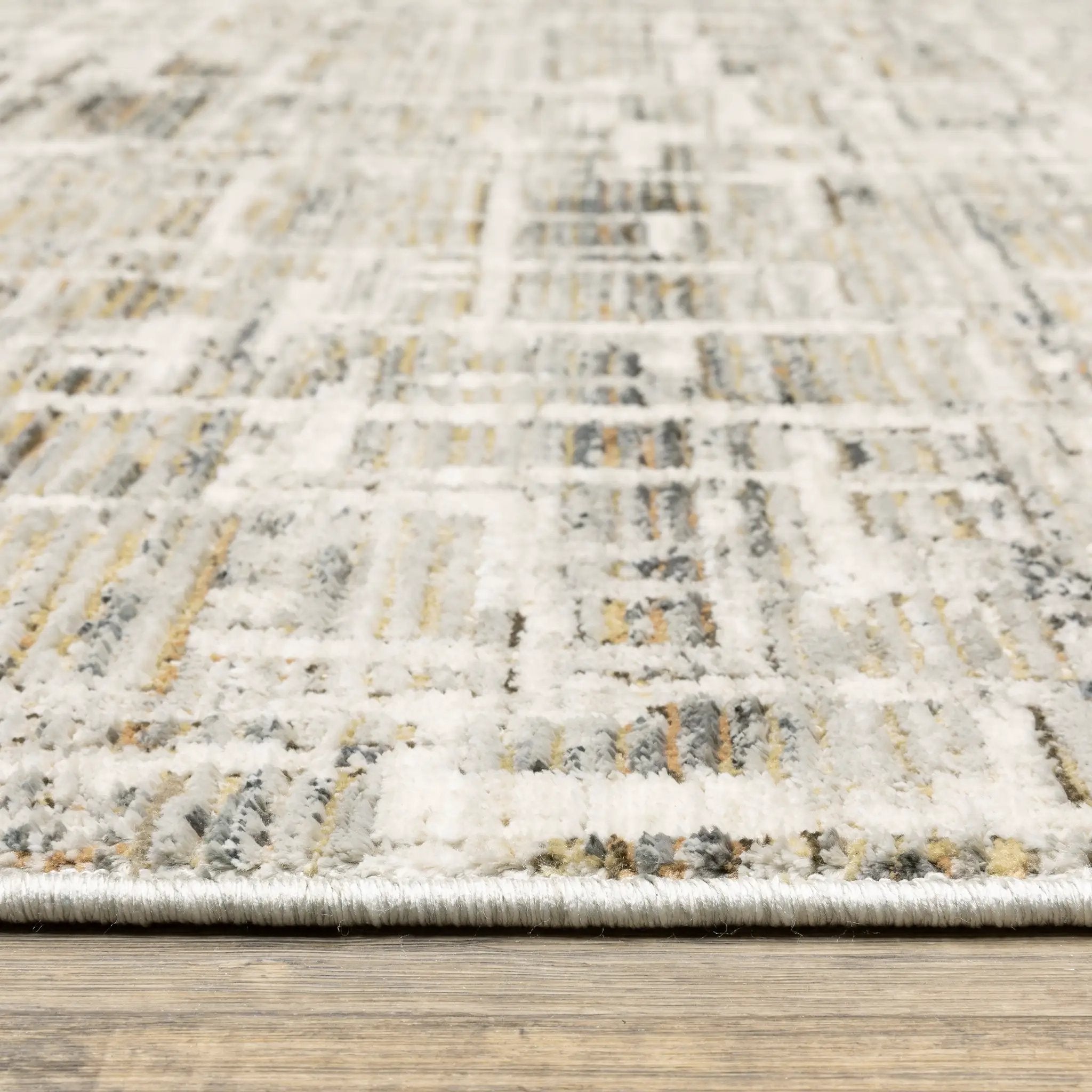 Branigan BRG08 Ivory / Grey Area Rug by Oriental Weavers