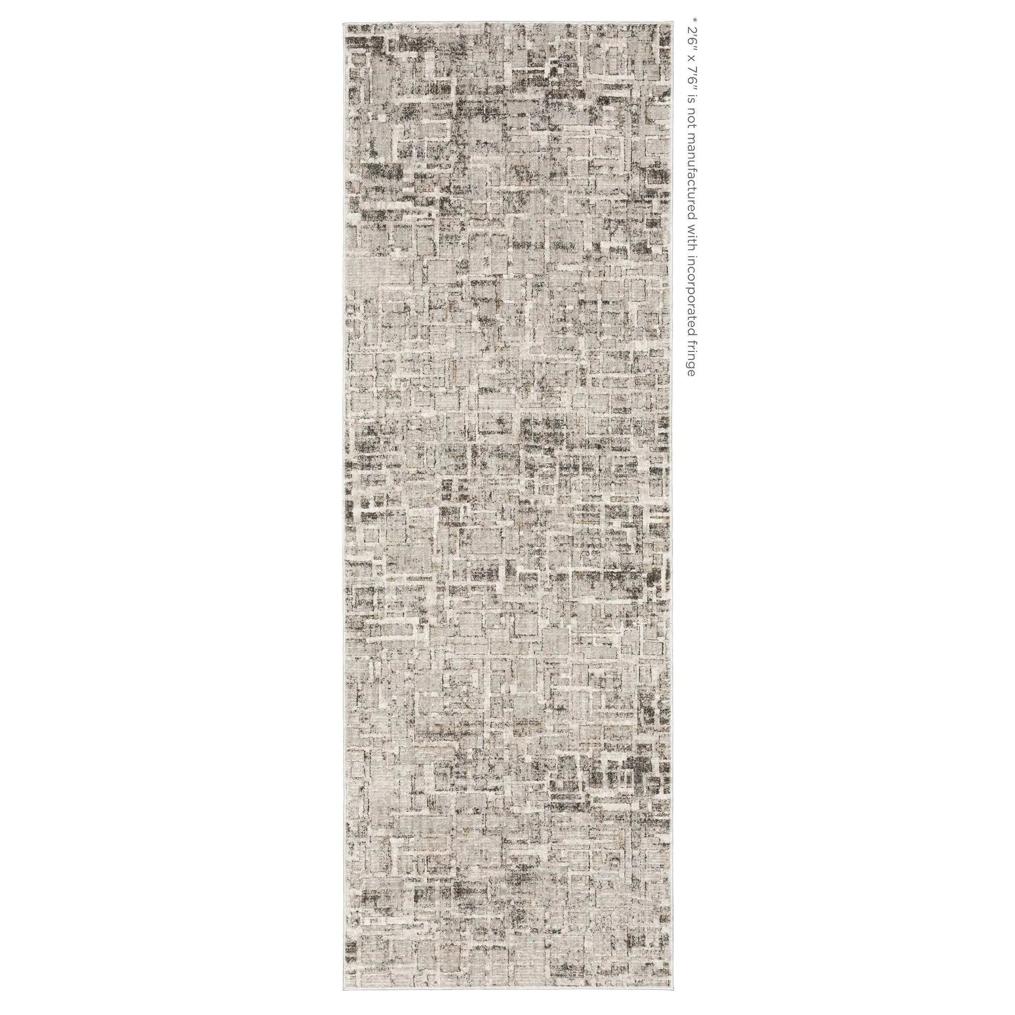 Branigan BRG08 Ivory / Grey Area Rug by Oriental Weavers