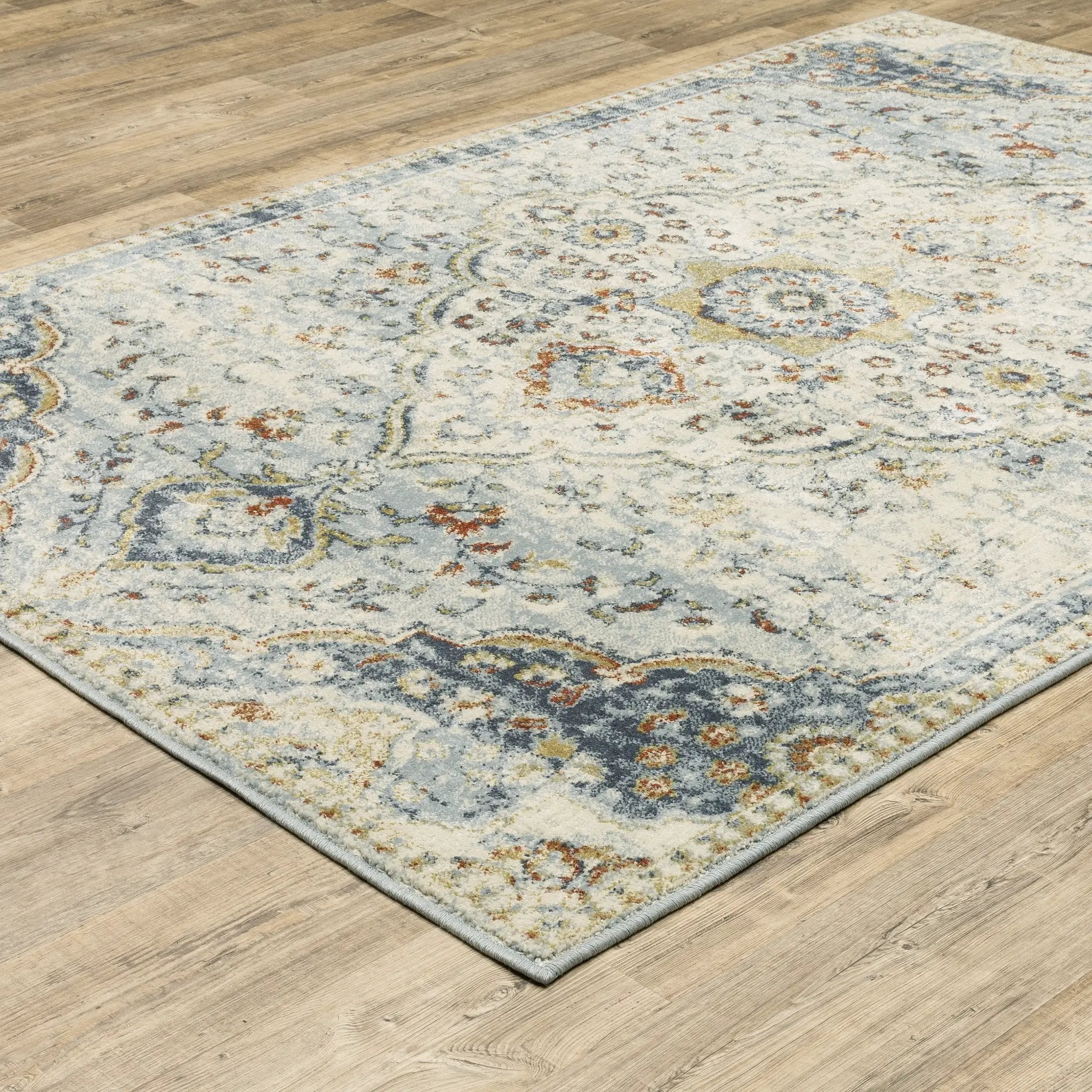 Branson BR01A Blue/ Multi Area Rug by Oriental Weavers
