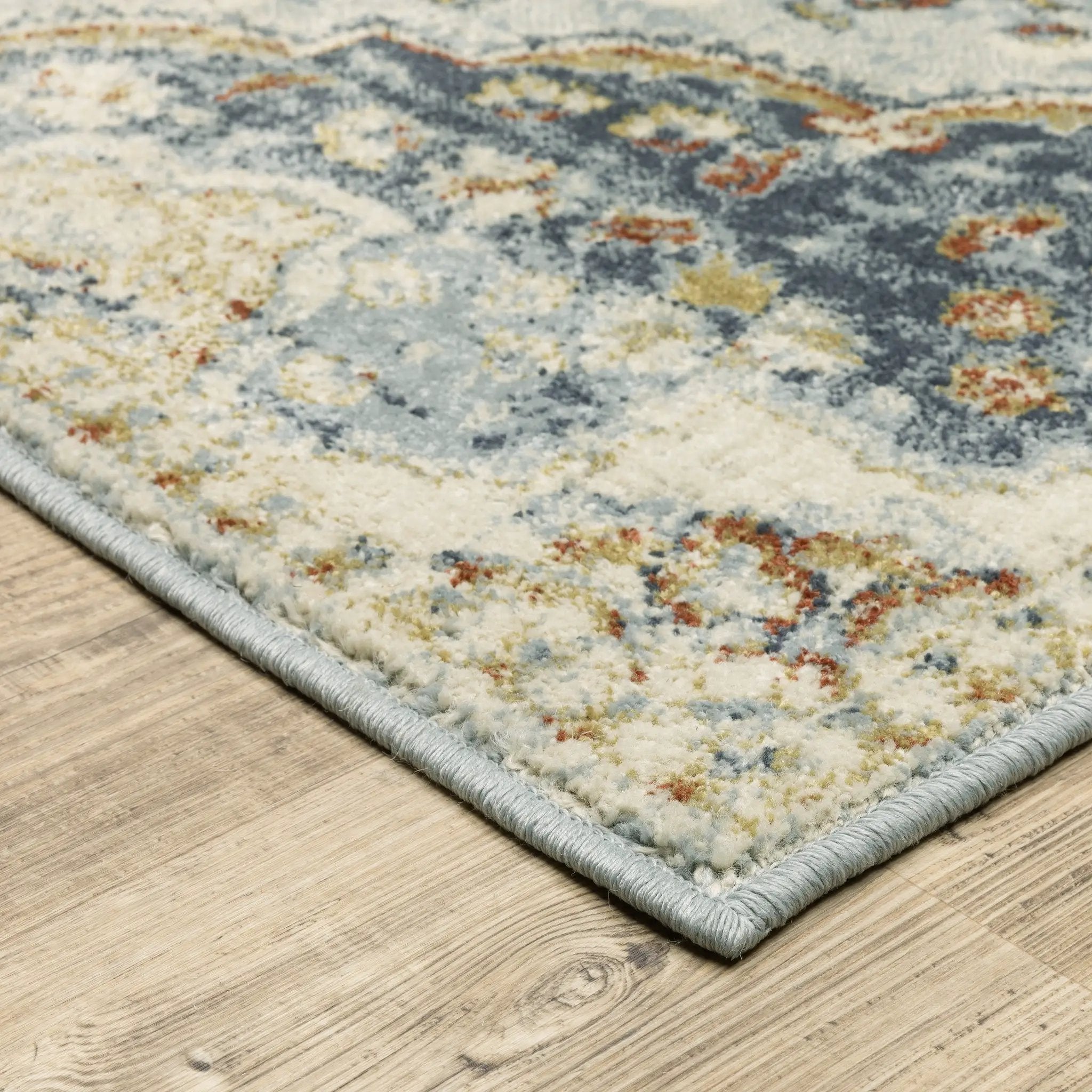 Branson BR01A Blue/ Multi Area Rug by Oriental Weavers
