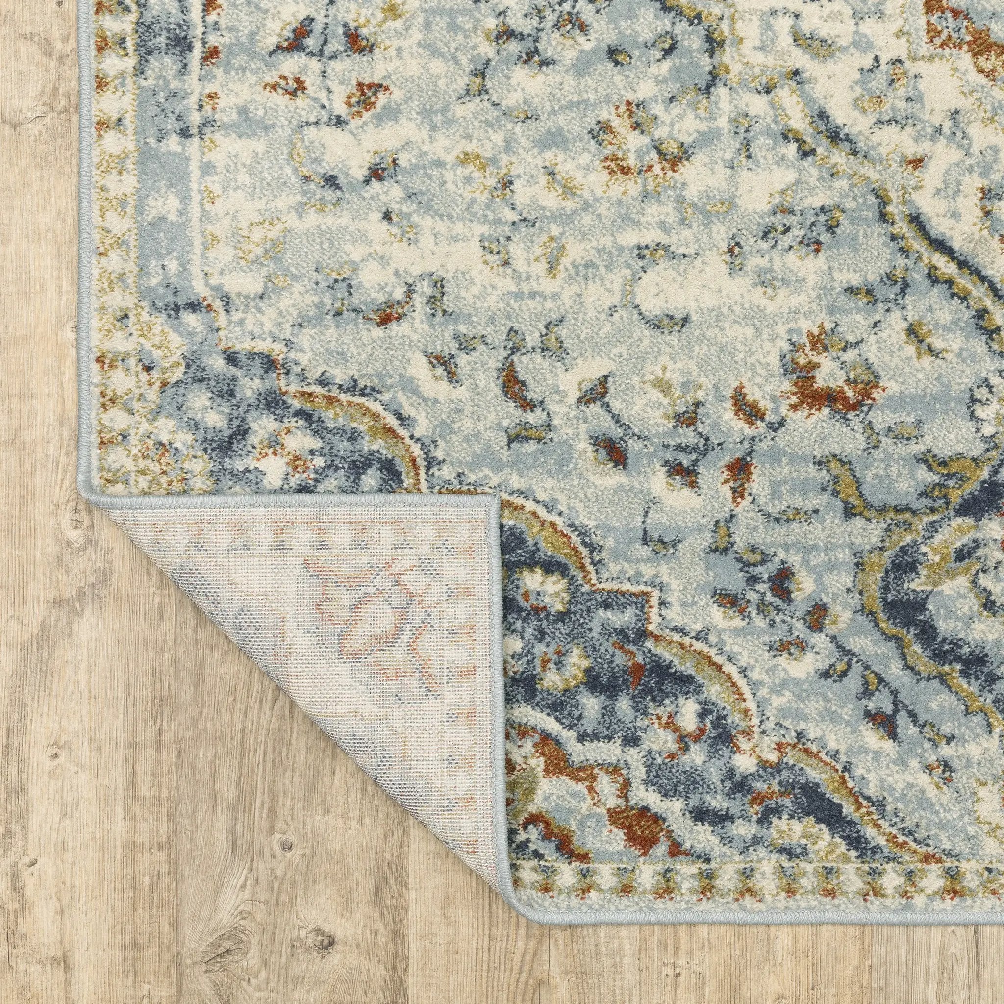 Branson BR01A Blue/ Multi Area Rug by Oriental Weavers