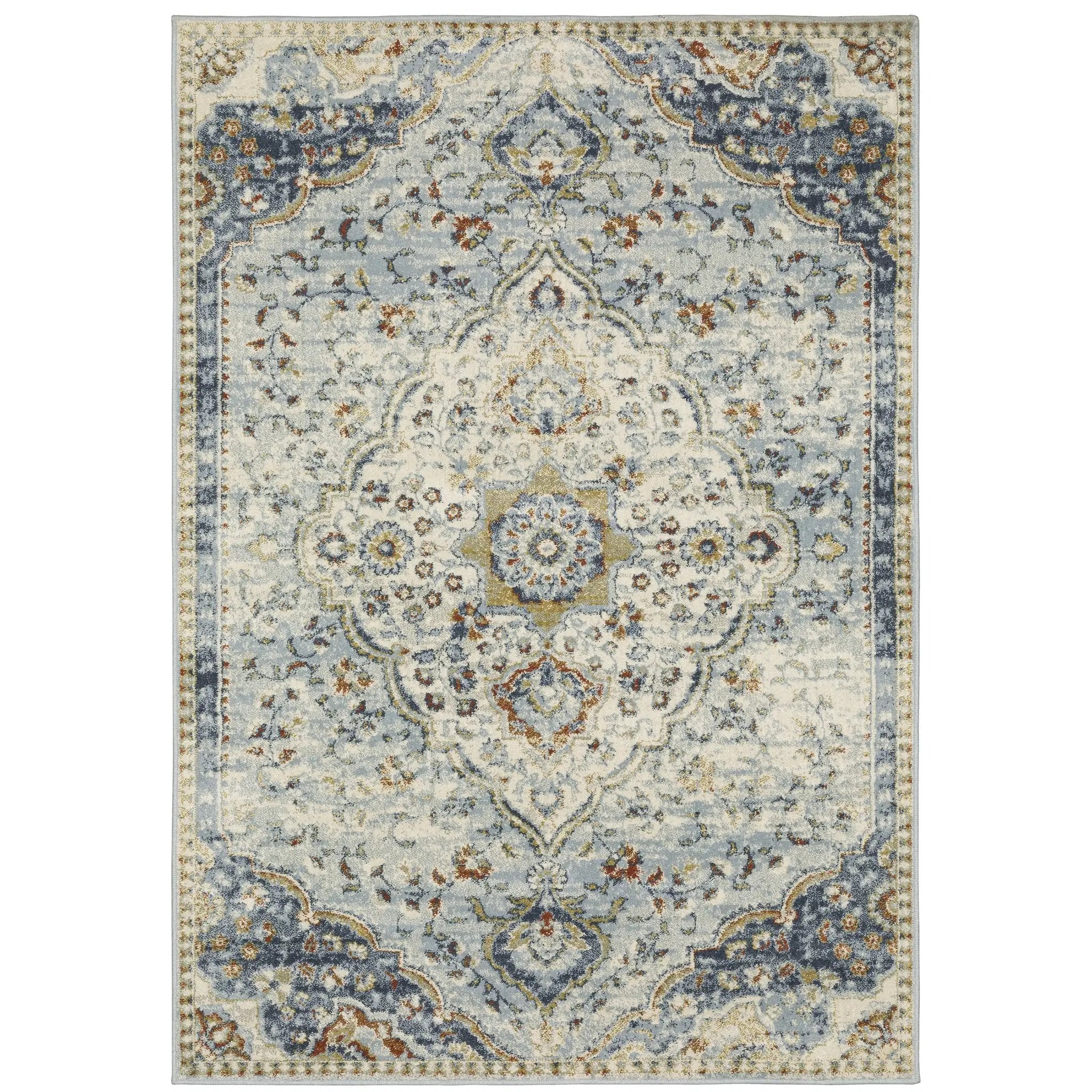 Branson BR01A Blue/ Multi Area Rug by Oriental Weavers