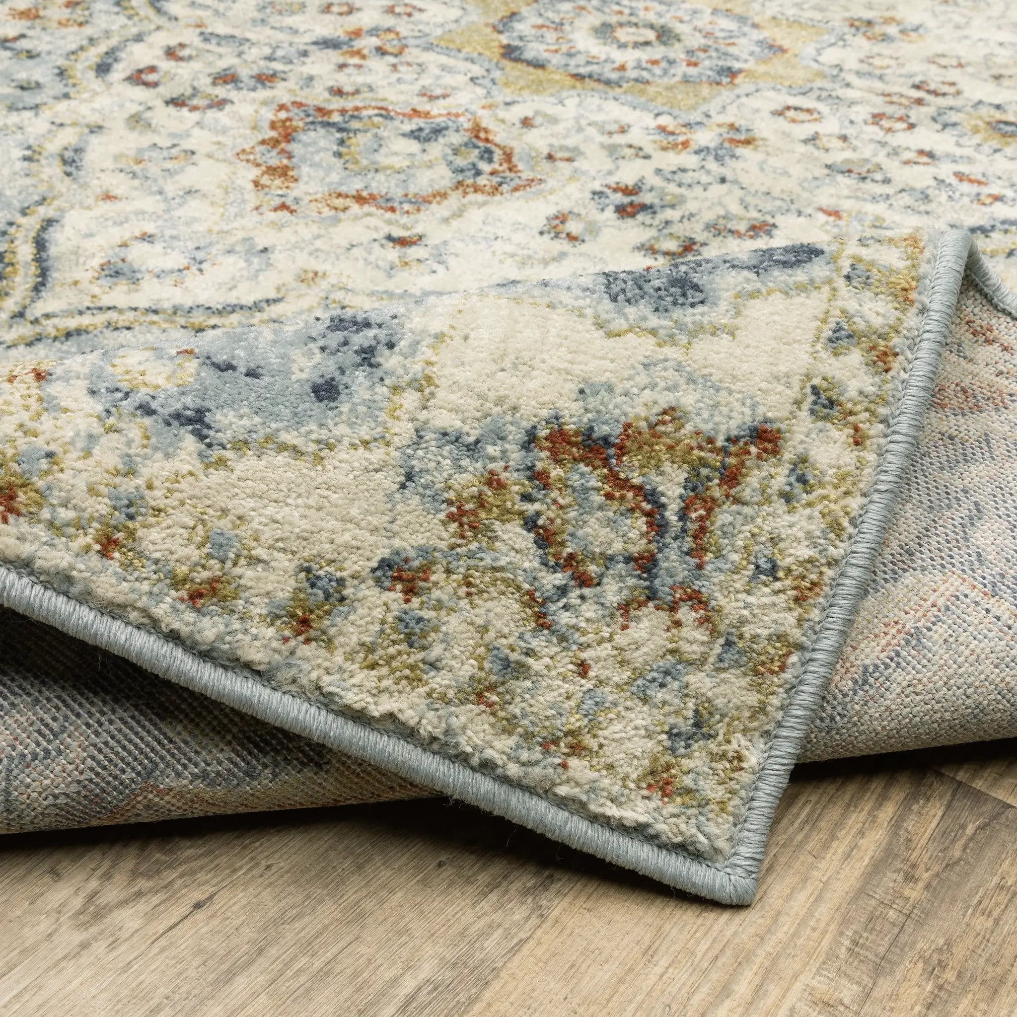 Branson BR01A Blue/ Multi Area Rug by Oriental Weavers