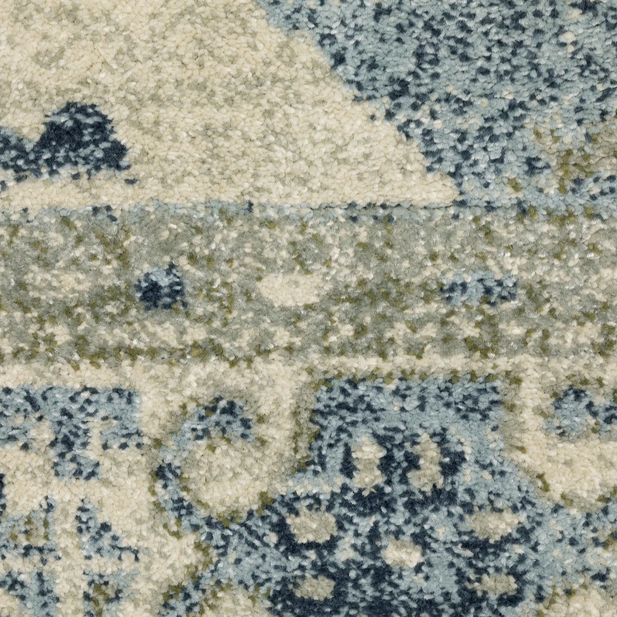 Branson BR03A Blue/ Grey Area Rug by Oriental Weavers