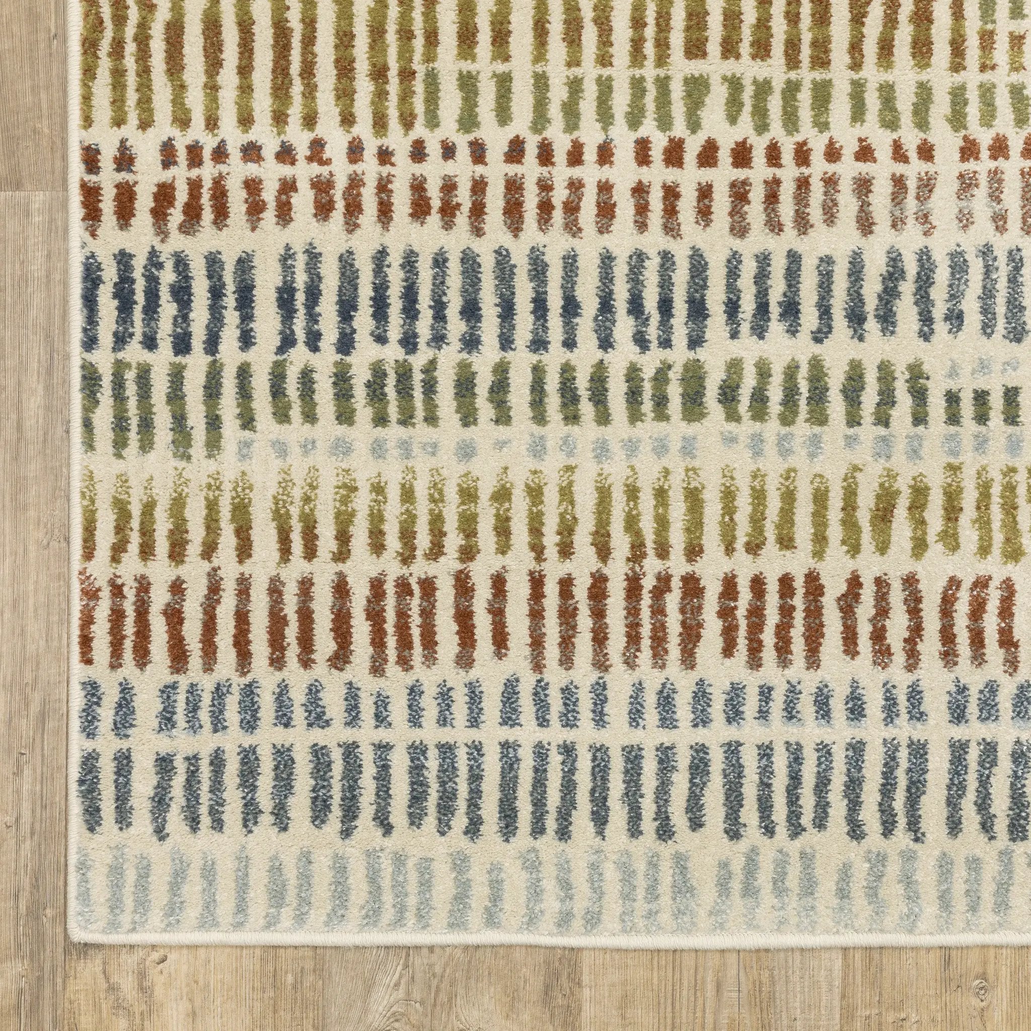 Branson BR06A Ivory/ Multi Area Rug by Oriental Weavers