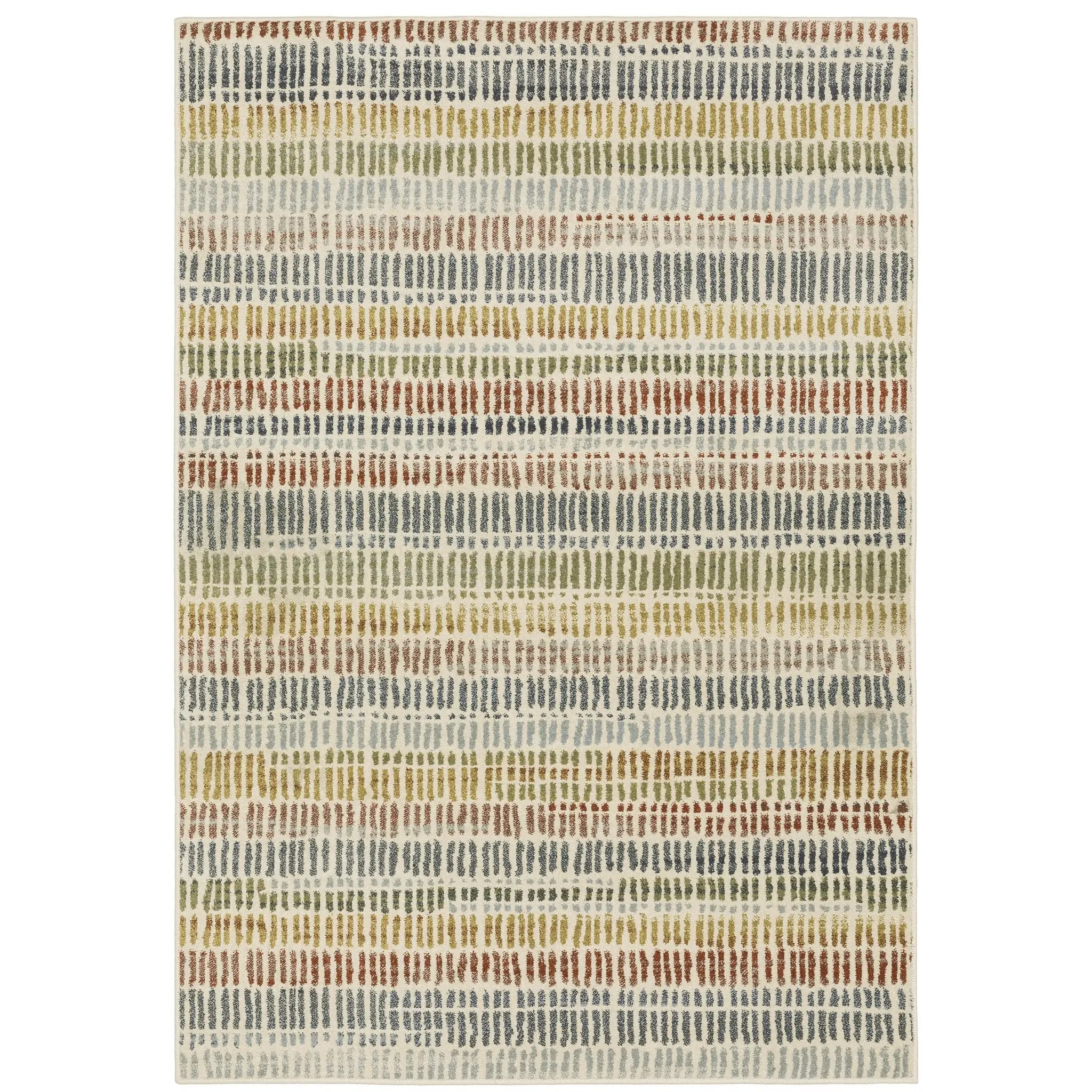 Branson BR06A Ivory/ Multi Area Rug by Oriental Weavers