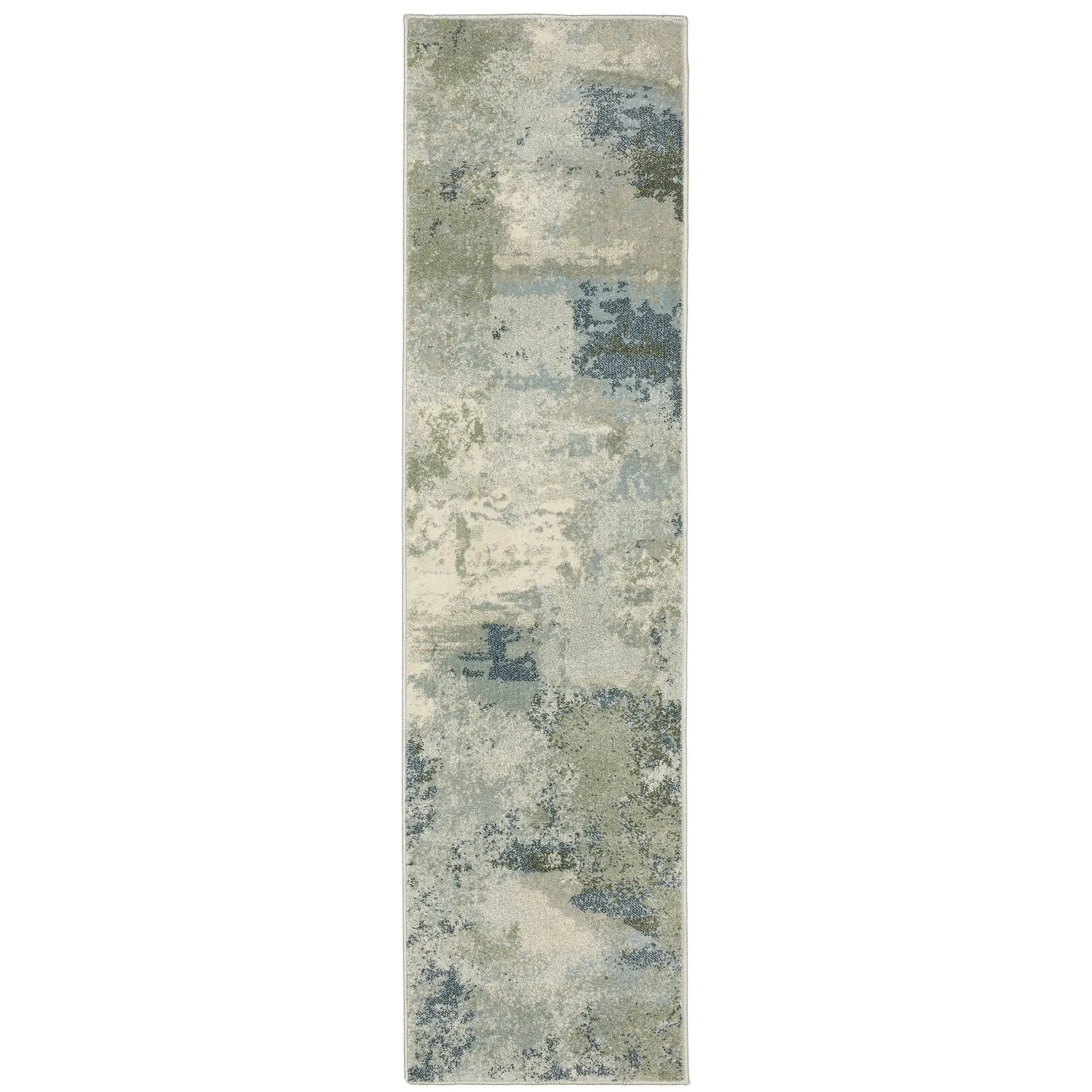 Branson BR08A Blue/ Green Area Rug by Oriental Weavers