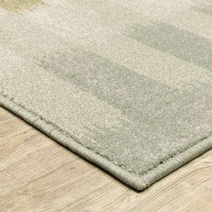 Oriental Weavers Branson BR09A soft transitional rug featuring textured design in beige/ grey tones
