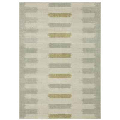 Oriental Weavers Branson BR09A soft transitional rug featuring textured design in beige/ grey tones