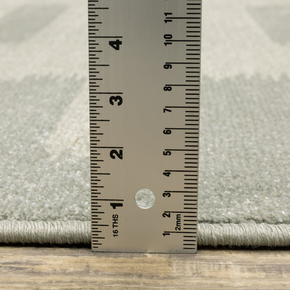 Oriental Weavers Branson BR09A soft transitional rug featuring textured design in beige/ grey tones