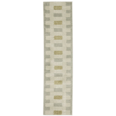 Oriental Weavers Branson BR09A soft transitional rug featuring textured design in beige/ grey tones