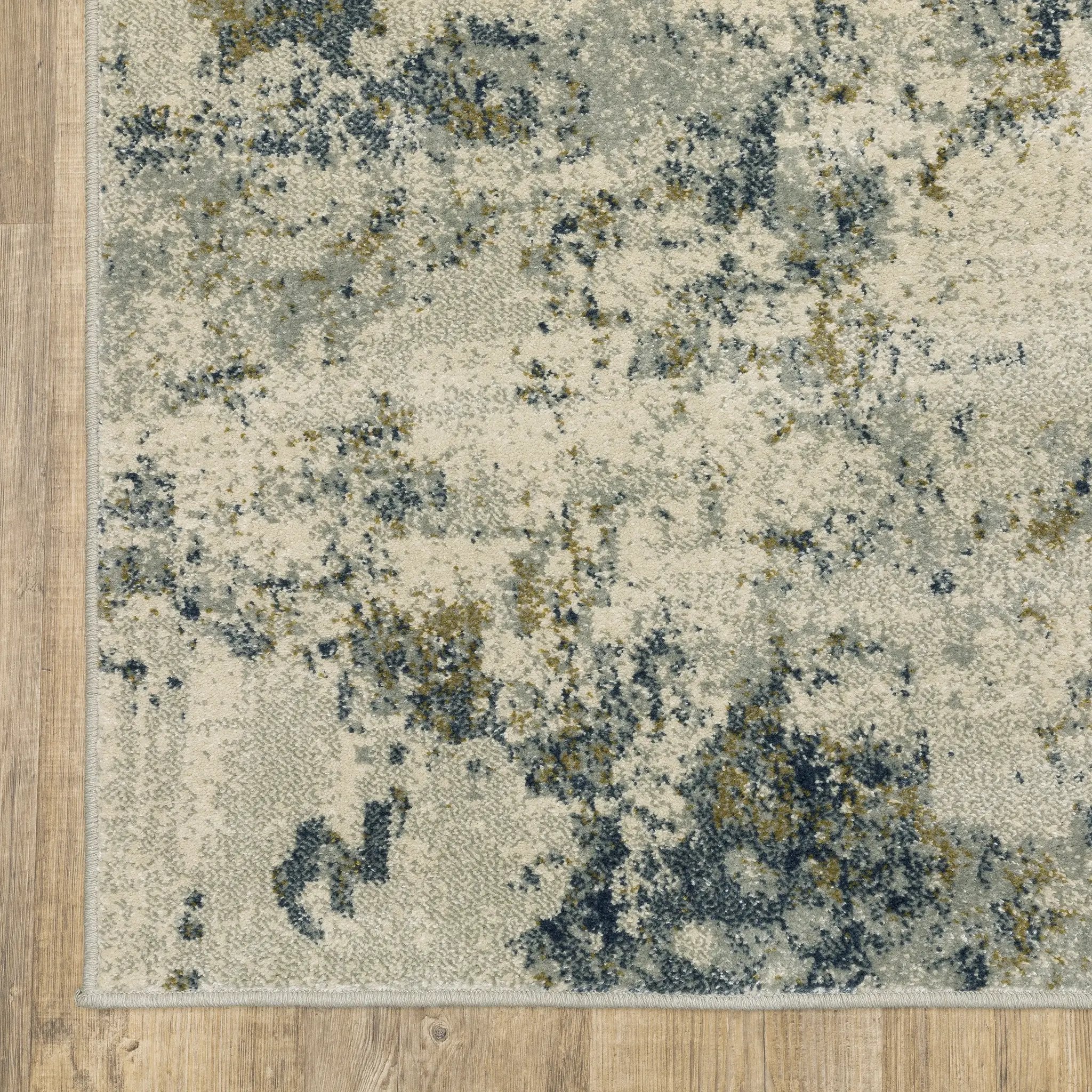 Branson BR12A Beige/ Teal Area Rug by Oriental Weavers