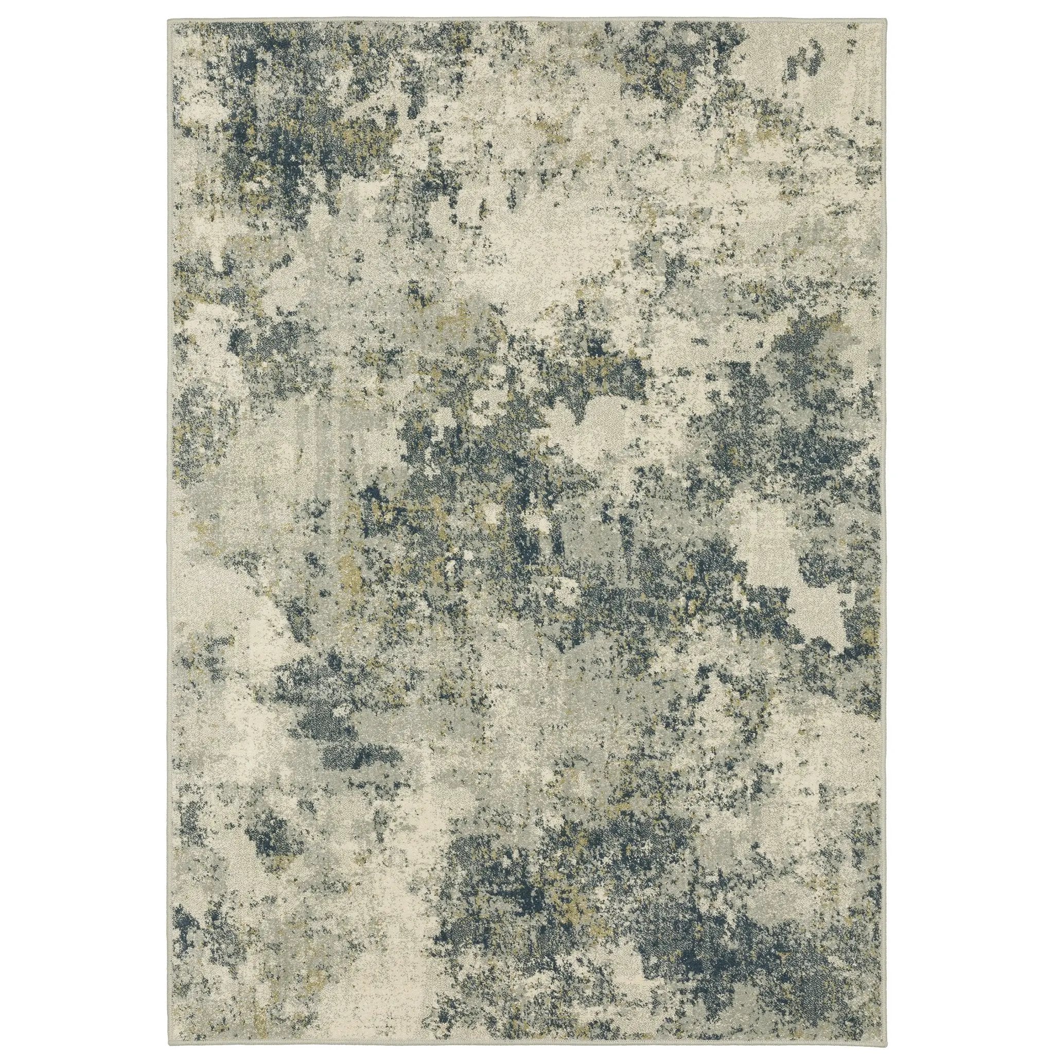 Branson BR12A Beige/ Teal Area Rug by Oriental Weavers
