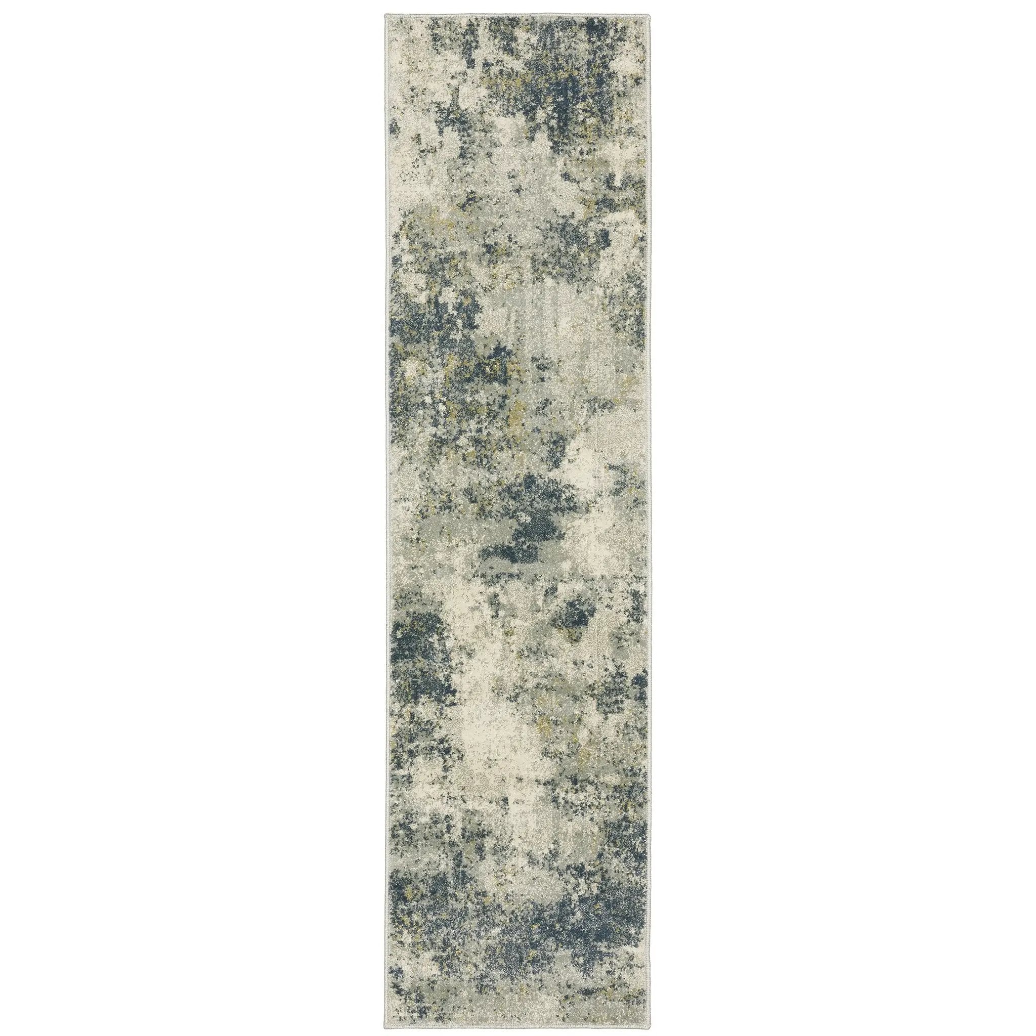 Branson BR12A Beige/ Teal Area Rug by Oriental Weavers