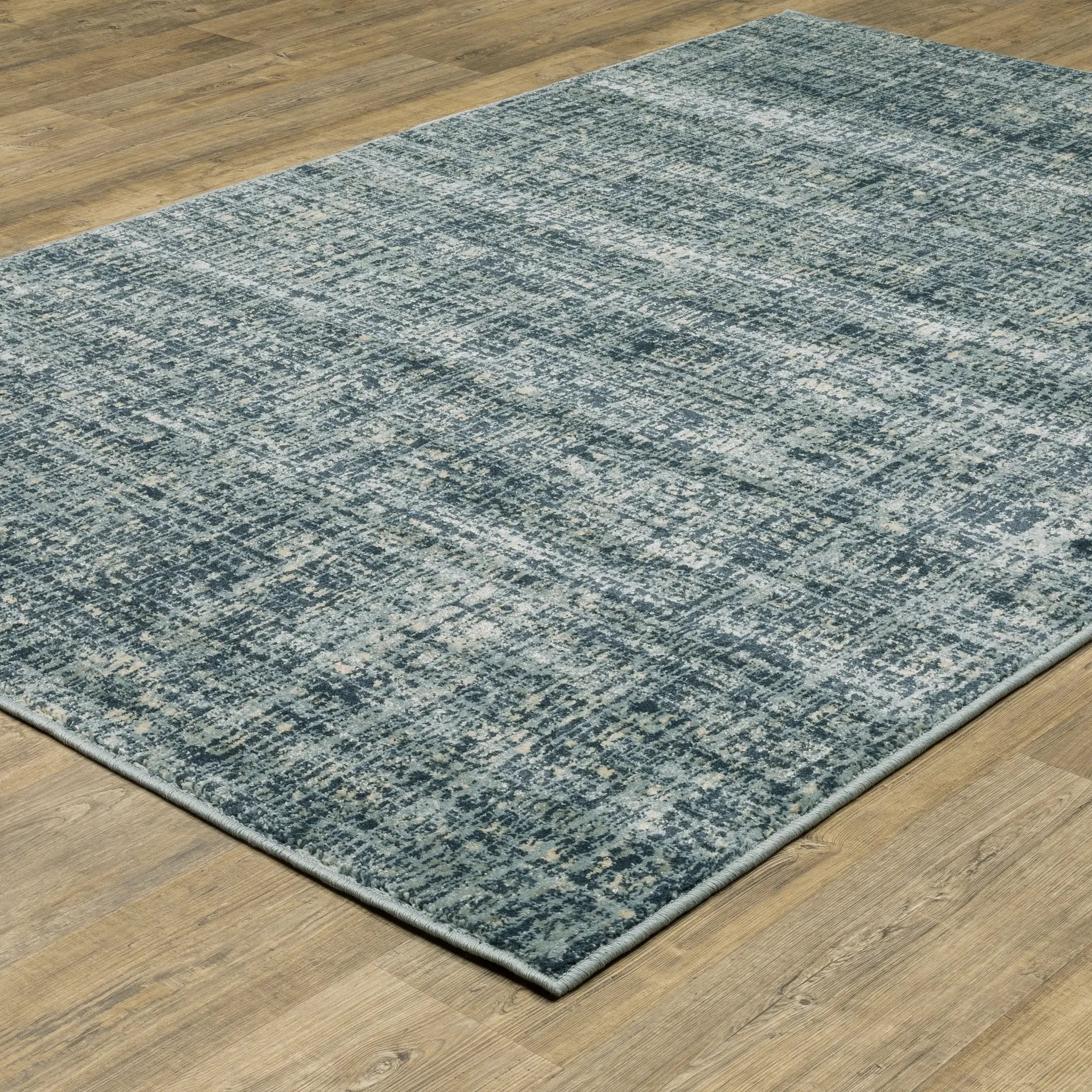 Branson BR13A Blue/ Grey Area Rug by Oriental Weavers