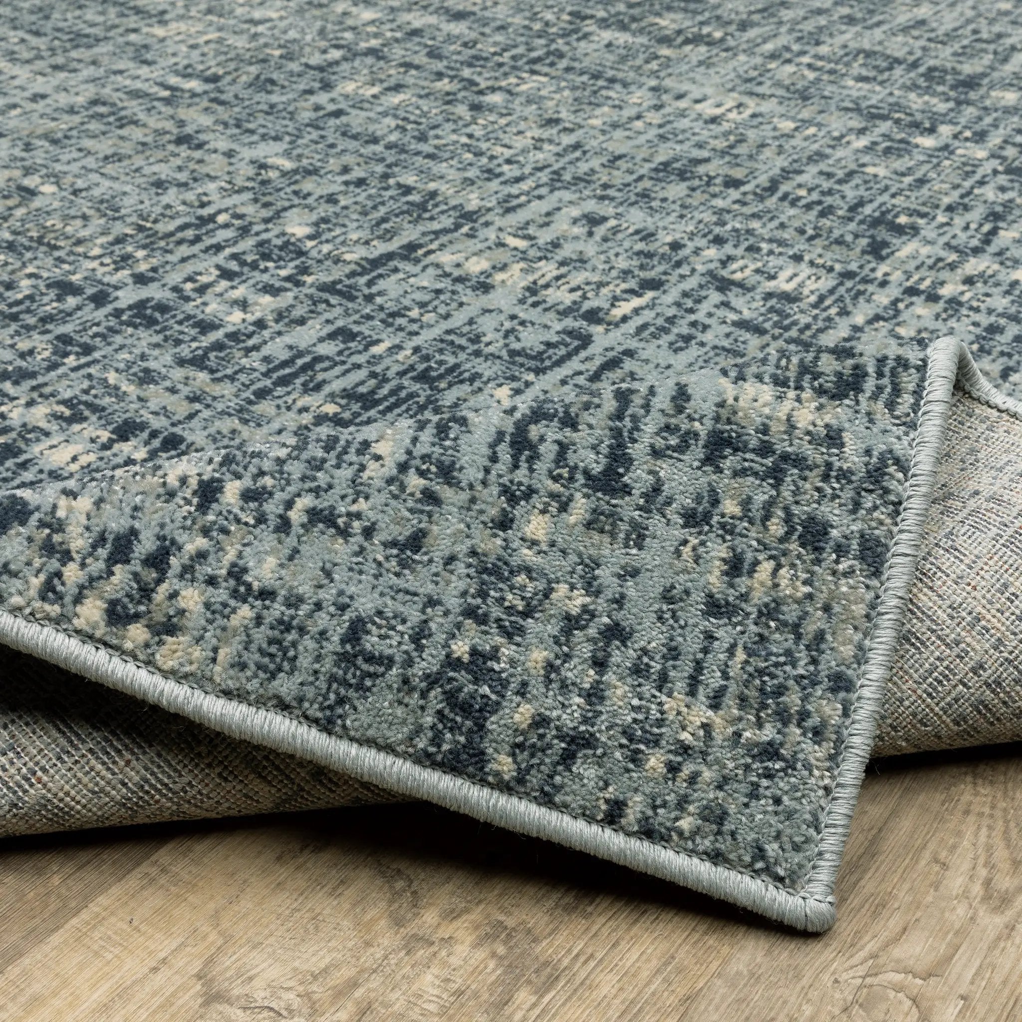 Branson BR13A Blue/ Grey Area Rug by Oriental Weavers
