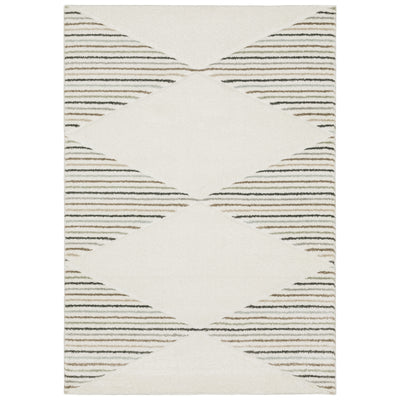 Oriental Weavers Cambria 4927C plush modern rug featuring abstract pattern in beige/ multi tones