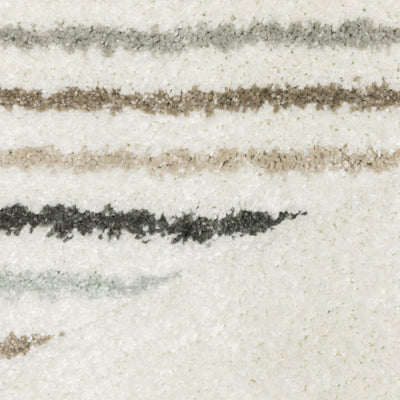 Oriental Weavers Cambria 4927C plush modern rug featuring abstract pattern in beige/ multi tones