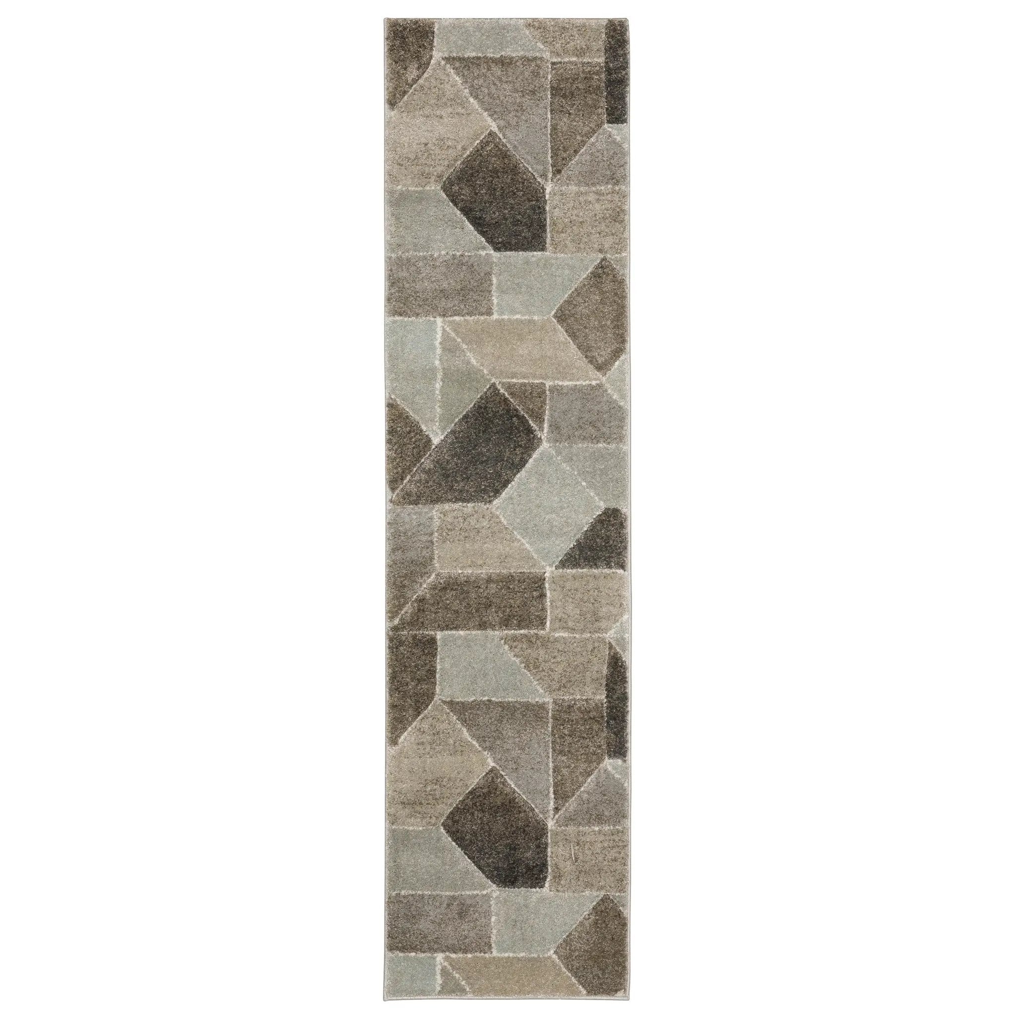 Cambria 004L2 Grey/ Brown Area Rug by Oriental Weavers