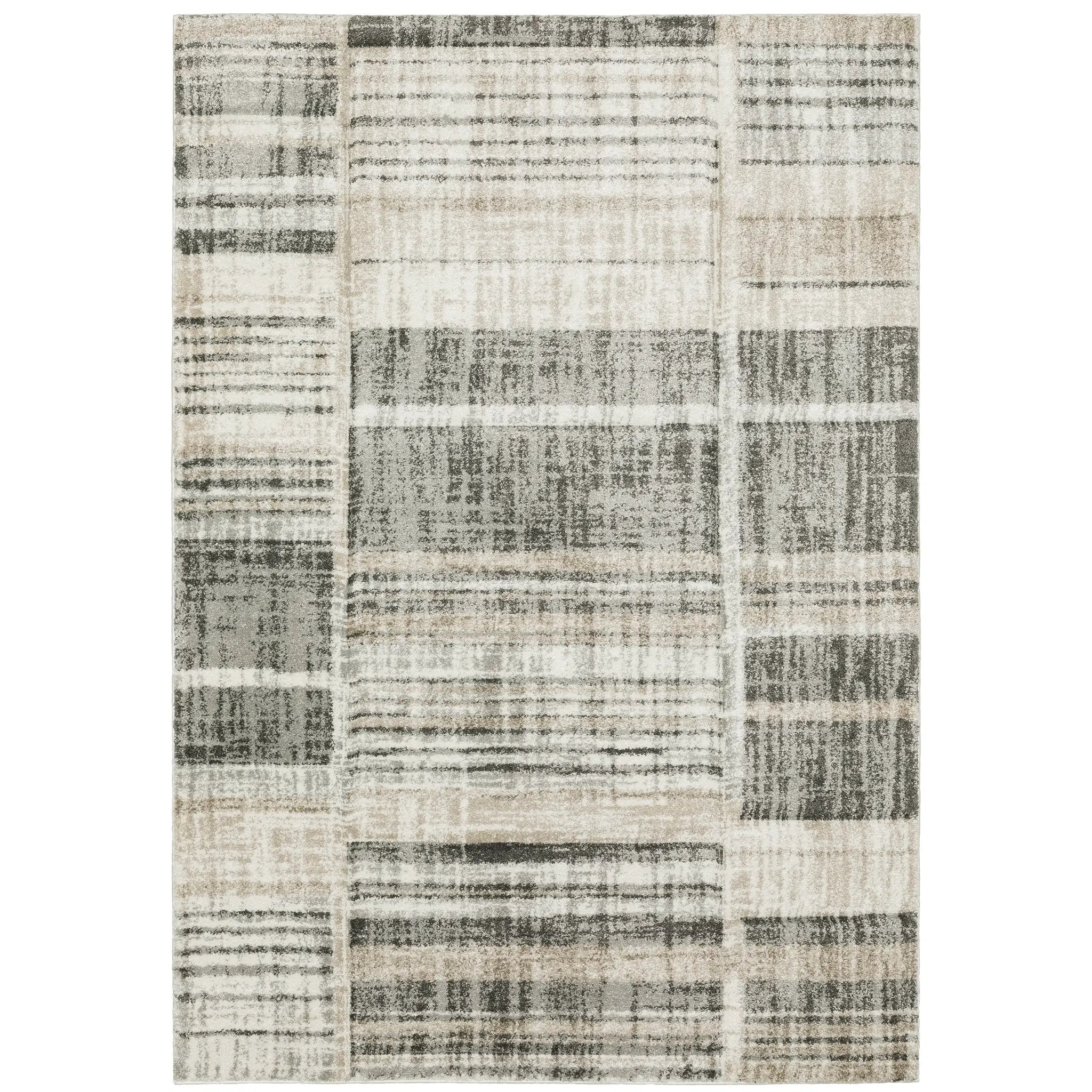 Cambria 055X2 Tan/ Charcoal Area Rug by Oriental Weavers