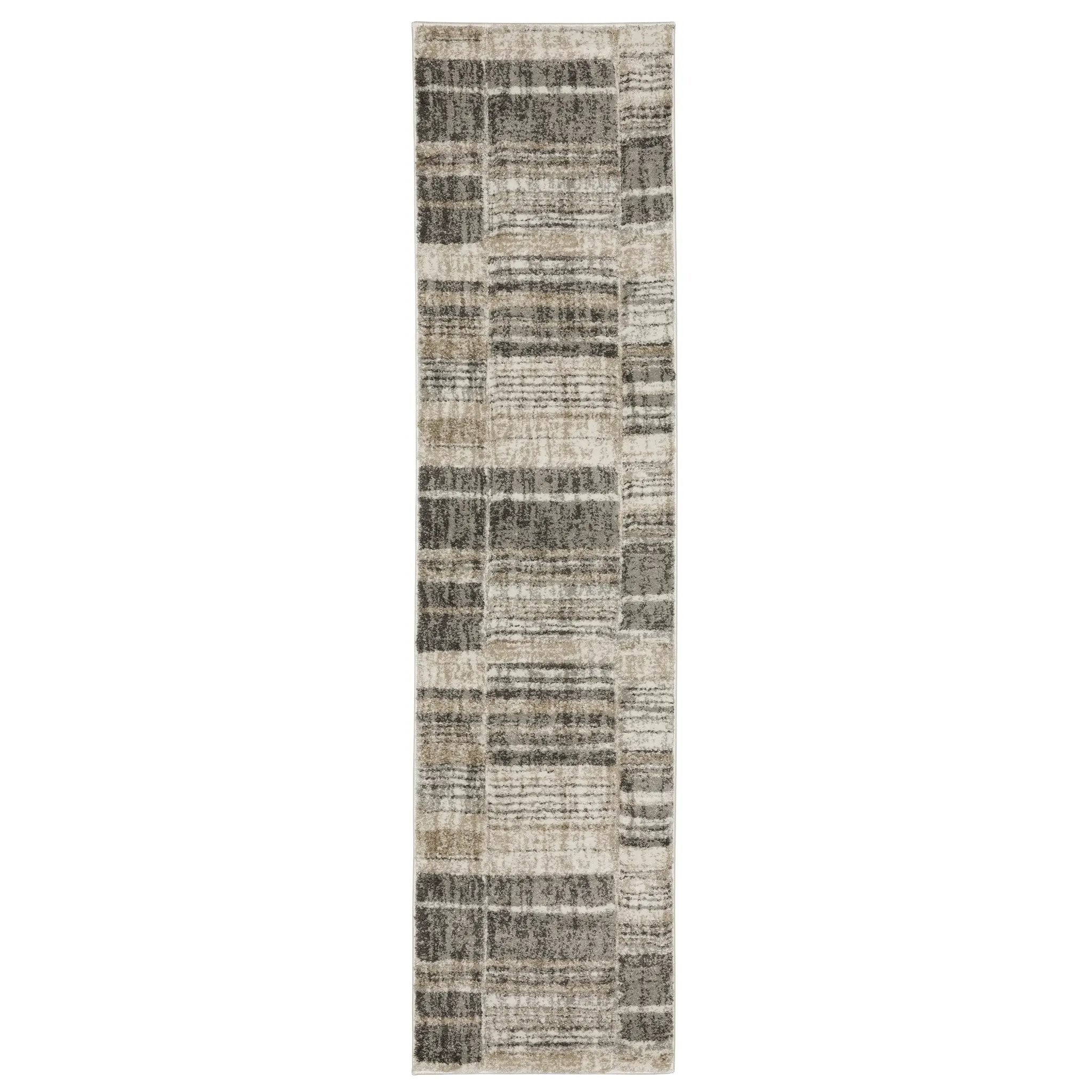 Cambria 055X2 Tan/ Charcoal Area Rug by Oriental Weavers