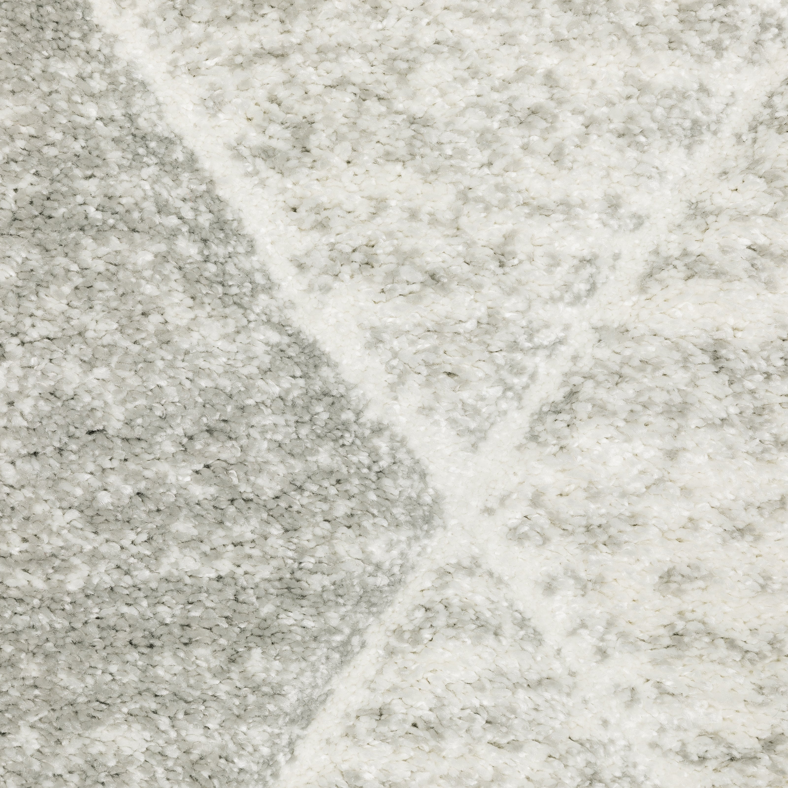 Oriental Weavers Cambria 005W2 plush modern rug featuring abstract pattern in grey/ ivory tones