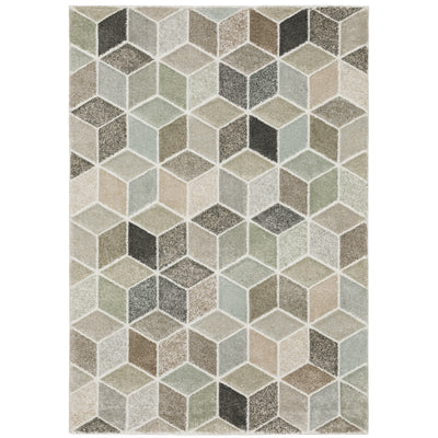 Oriental Weavers Cambria 083J2 plush modern rug featuring abstract pattern in beige/ multi tones
