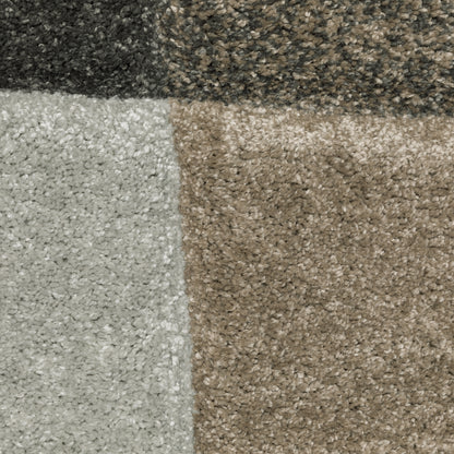 Oriental Weavers Cambria 084J2 plush modern rug featuring abstract pattern in beige/ multi tones