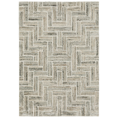 Oriental Weavers Cambria 093L2 plush modern rug featuring abstract pattern in ivory/ beige tones