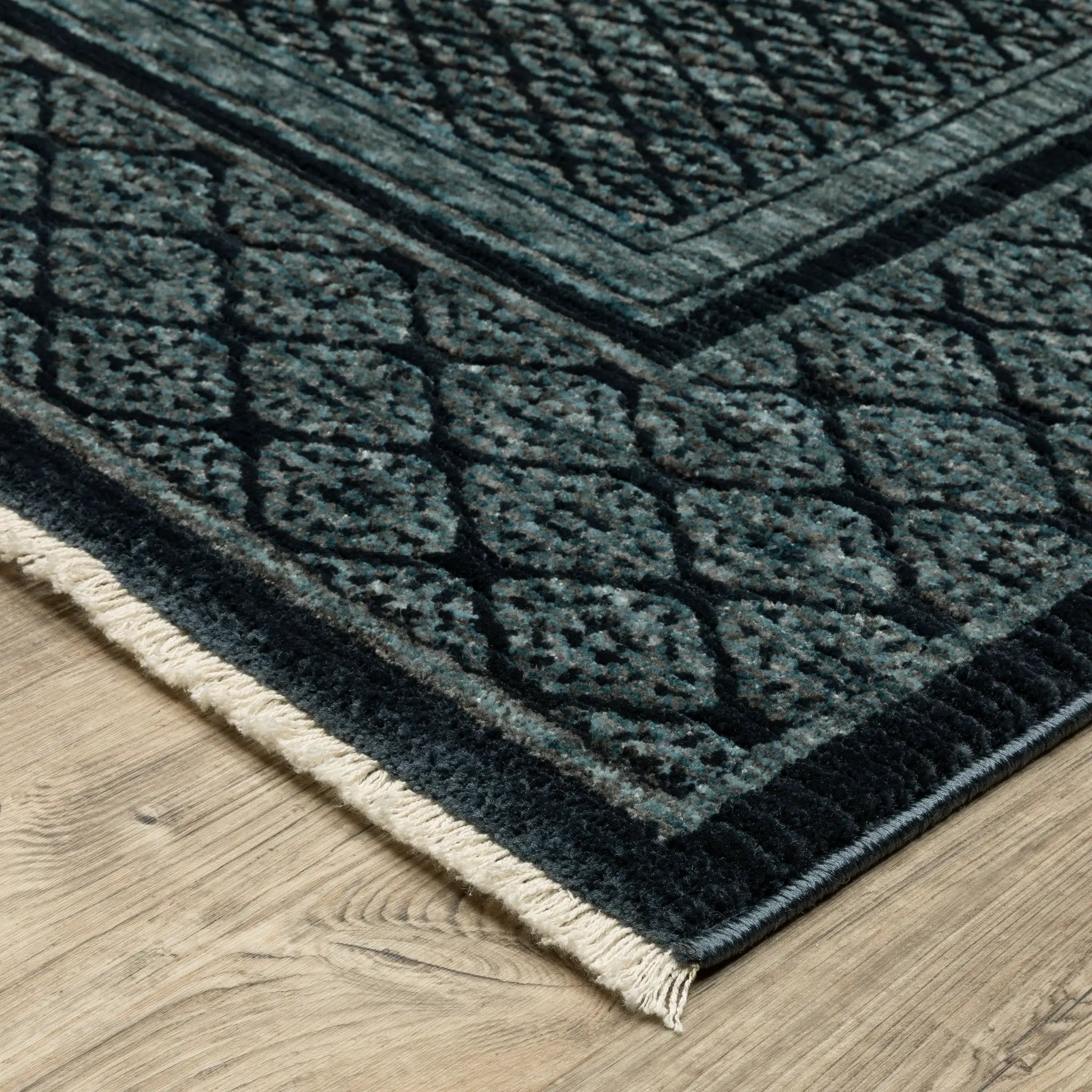 Capella CAP01 Blue/ Teal Area Rug by Oriental Weavers