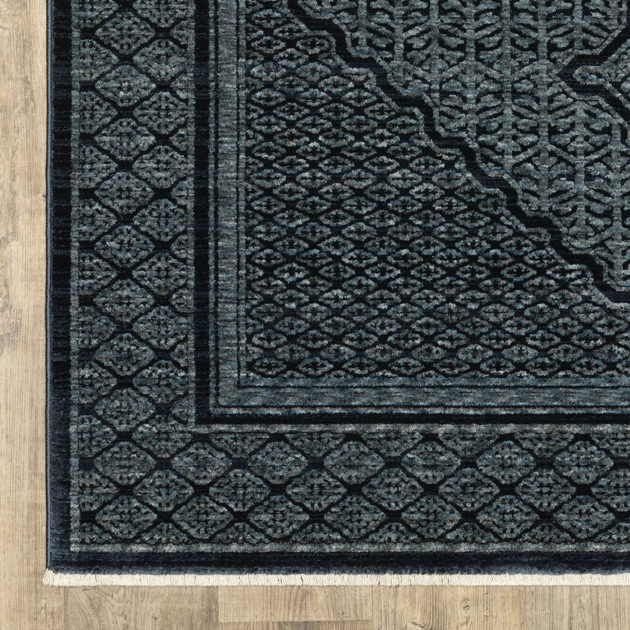 Capella CAP01 Blue/ Teal Area Rug by Oriental Weavers