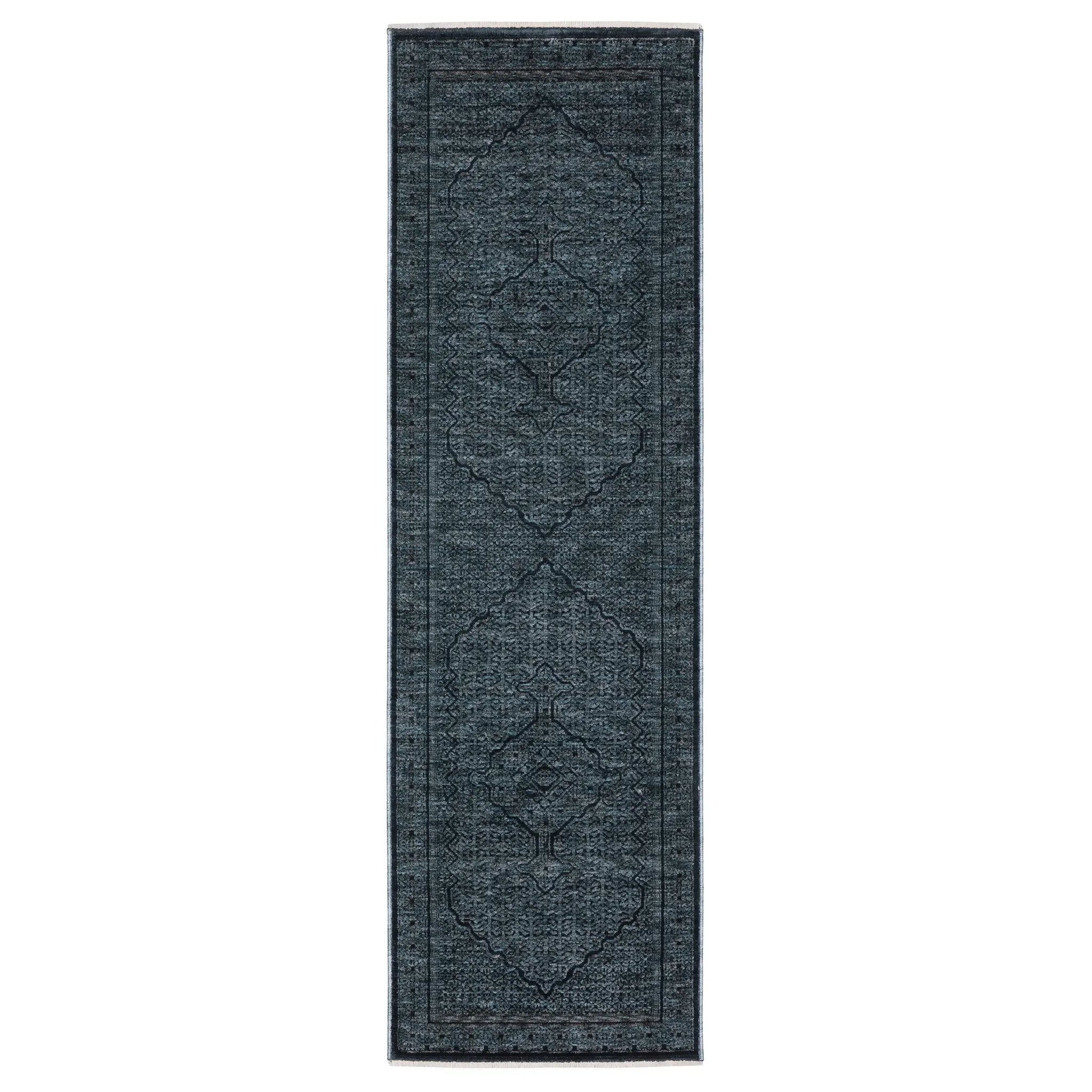 Capella CAP01 Blue/ Teal Area Rug by Oriental Weavers