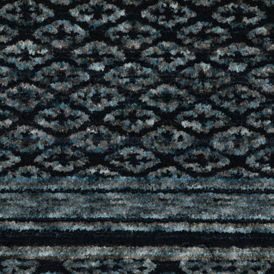 Oriental Weavers Capella CAP01 soft transitional rug featuring textured design in blue/ teal tones