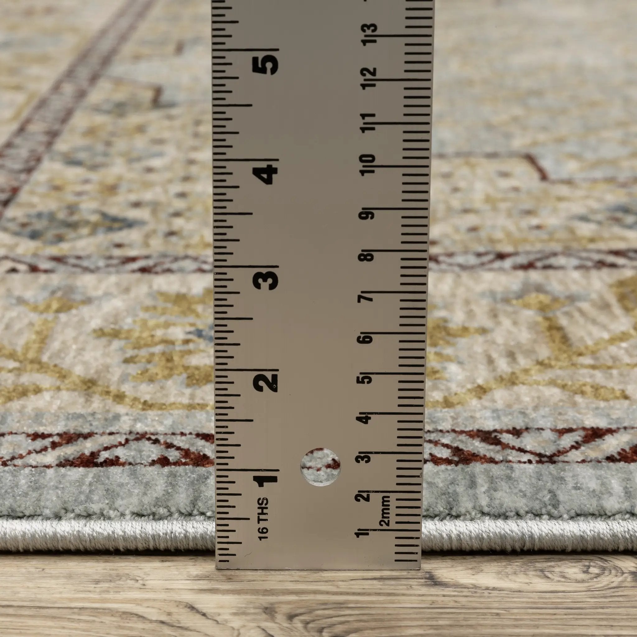 Capella CAP02 Pale Blue/ Gold Area Rug by Oriental Weavers